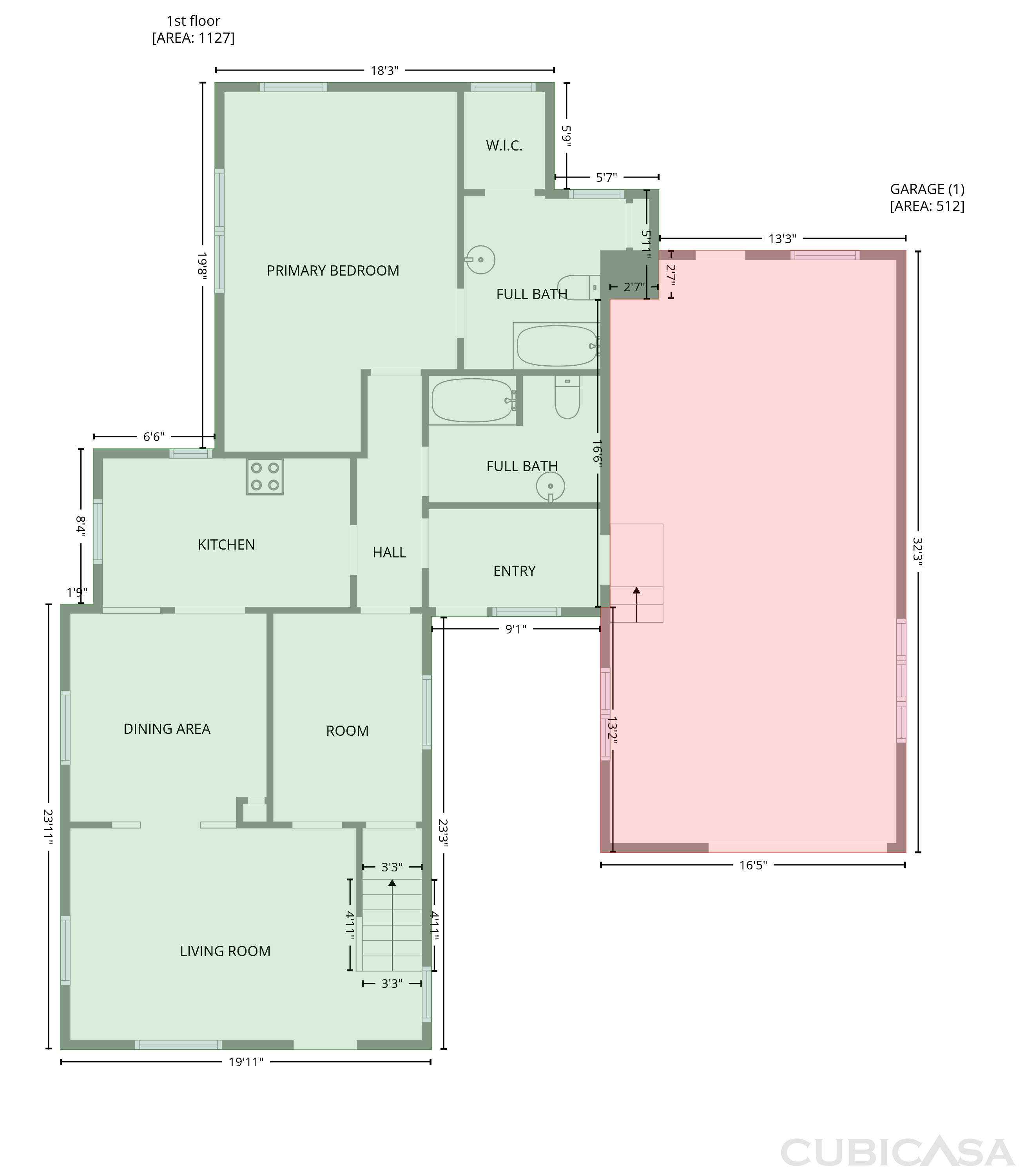 Main Floor of 1011 Almaden St, Eugene, OR