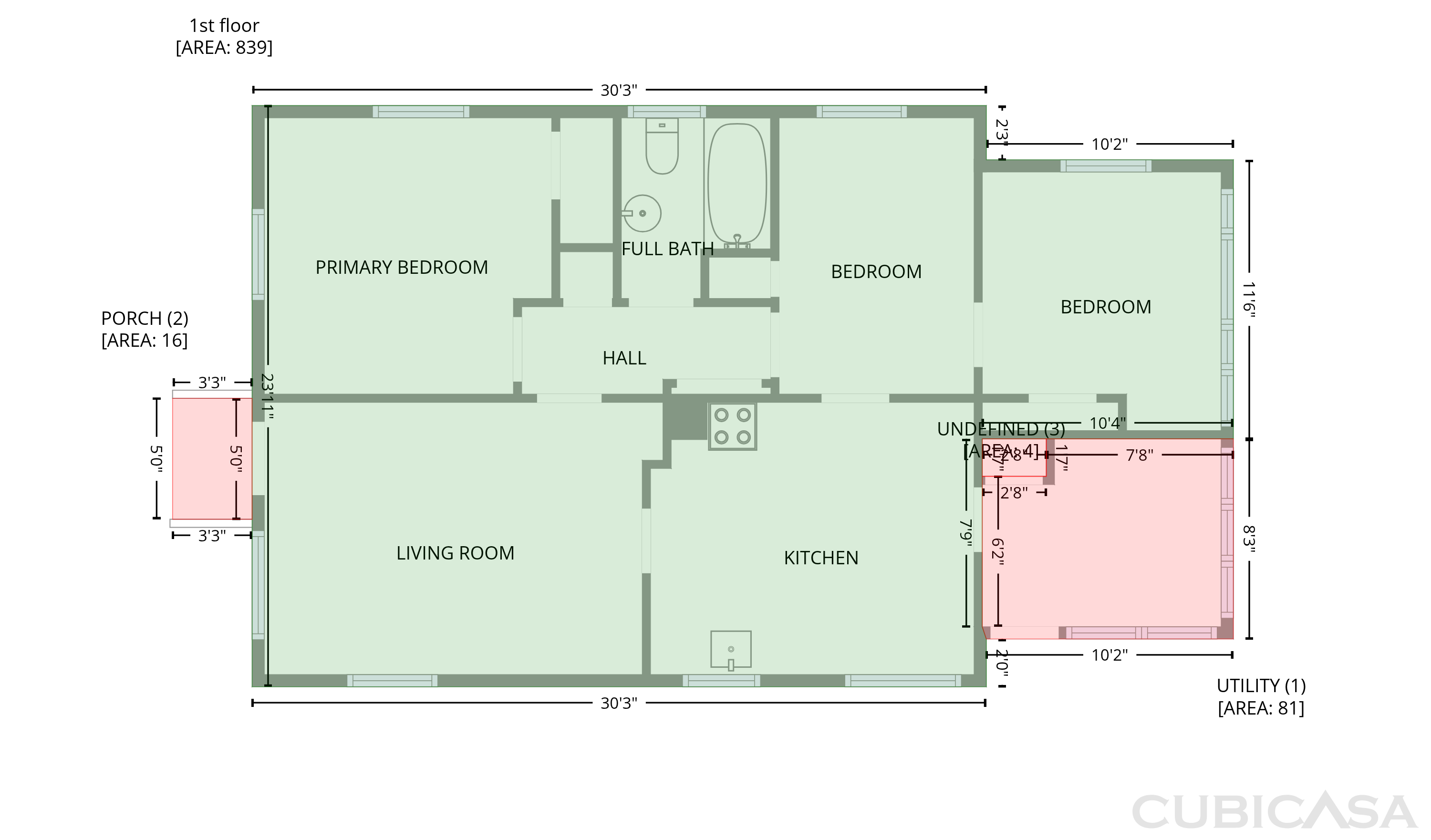 Main Floor of 6925 52nd Ave W, University Place, WA