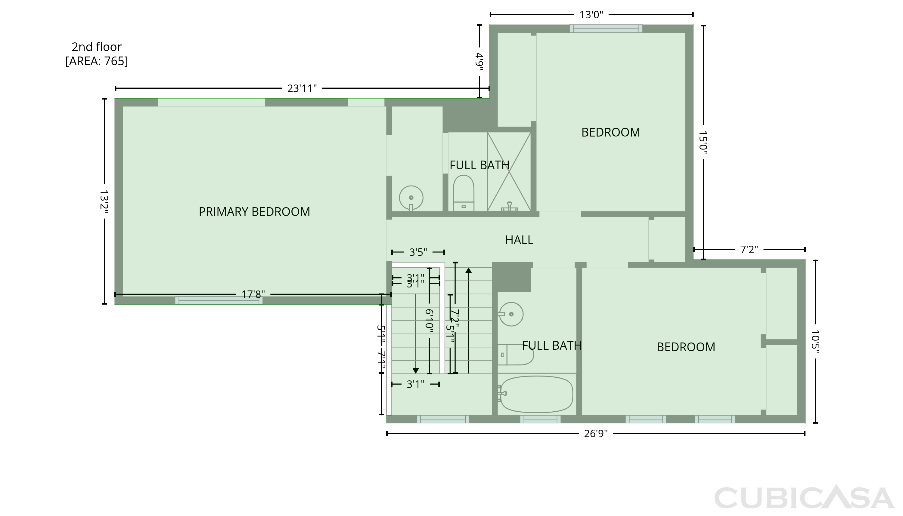 Second Floor of 830 Dunbar Ter, Winter Springs, FL