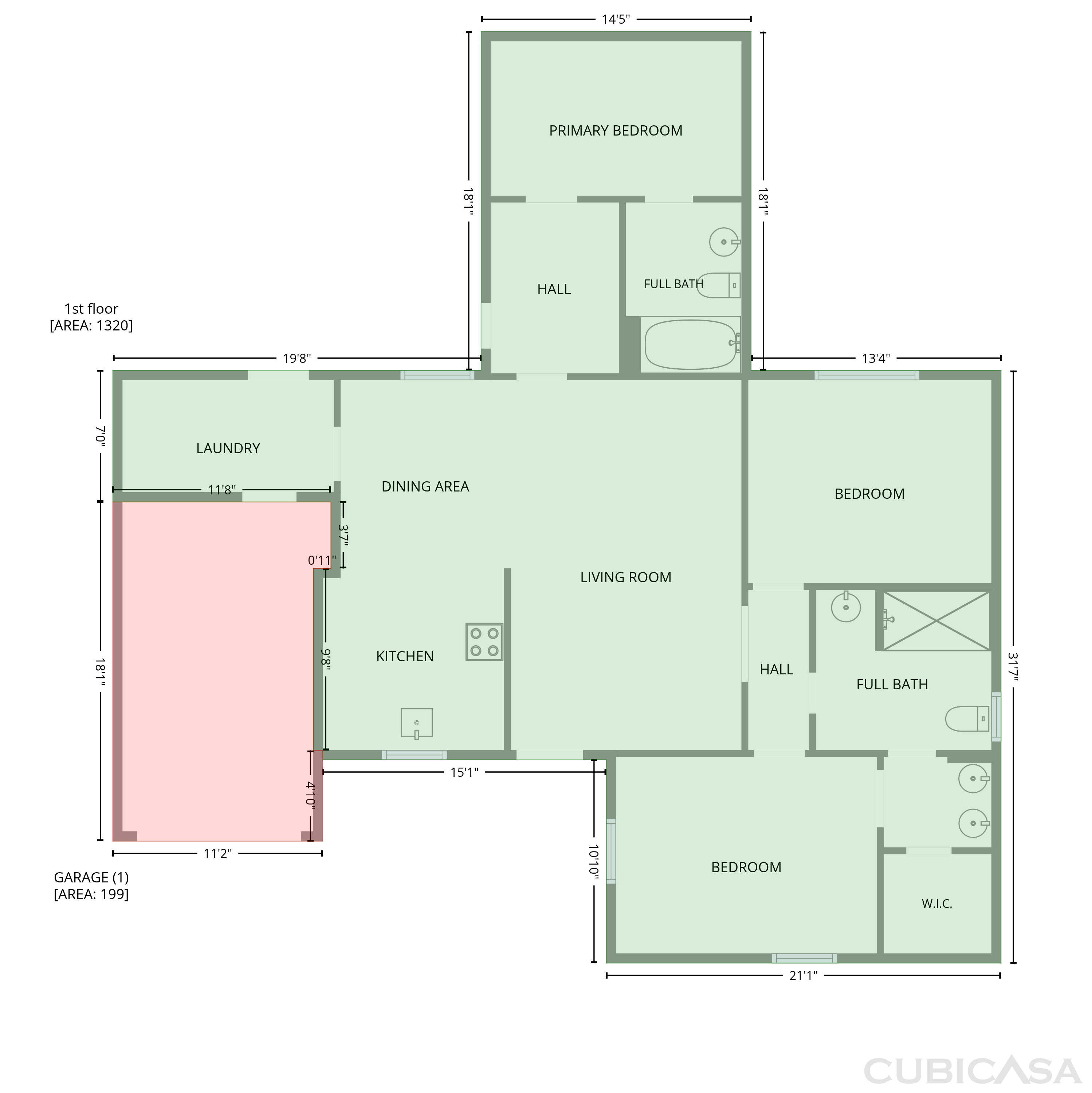 Main Floor of 9314 Deanwood St, Houston, TX