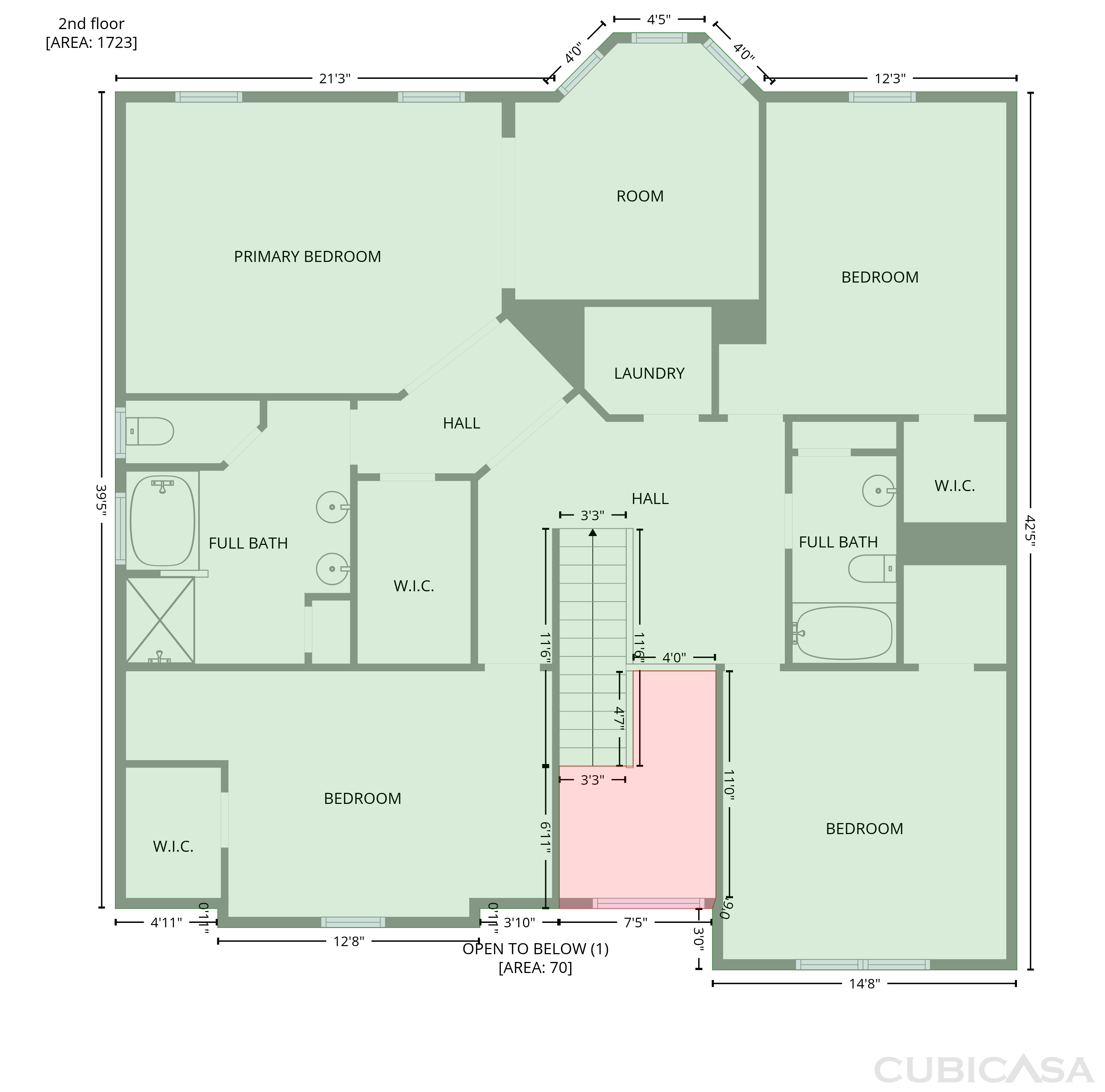 Second Floor of 530 Crawfish Ln, Irmo, SC