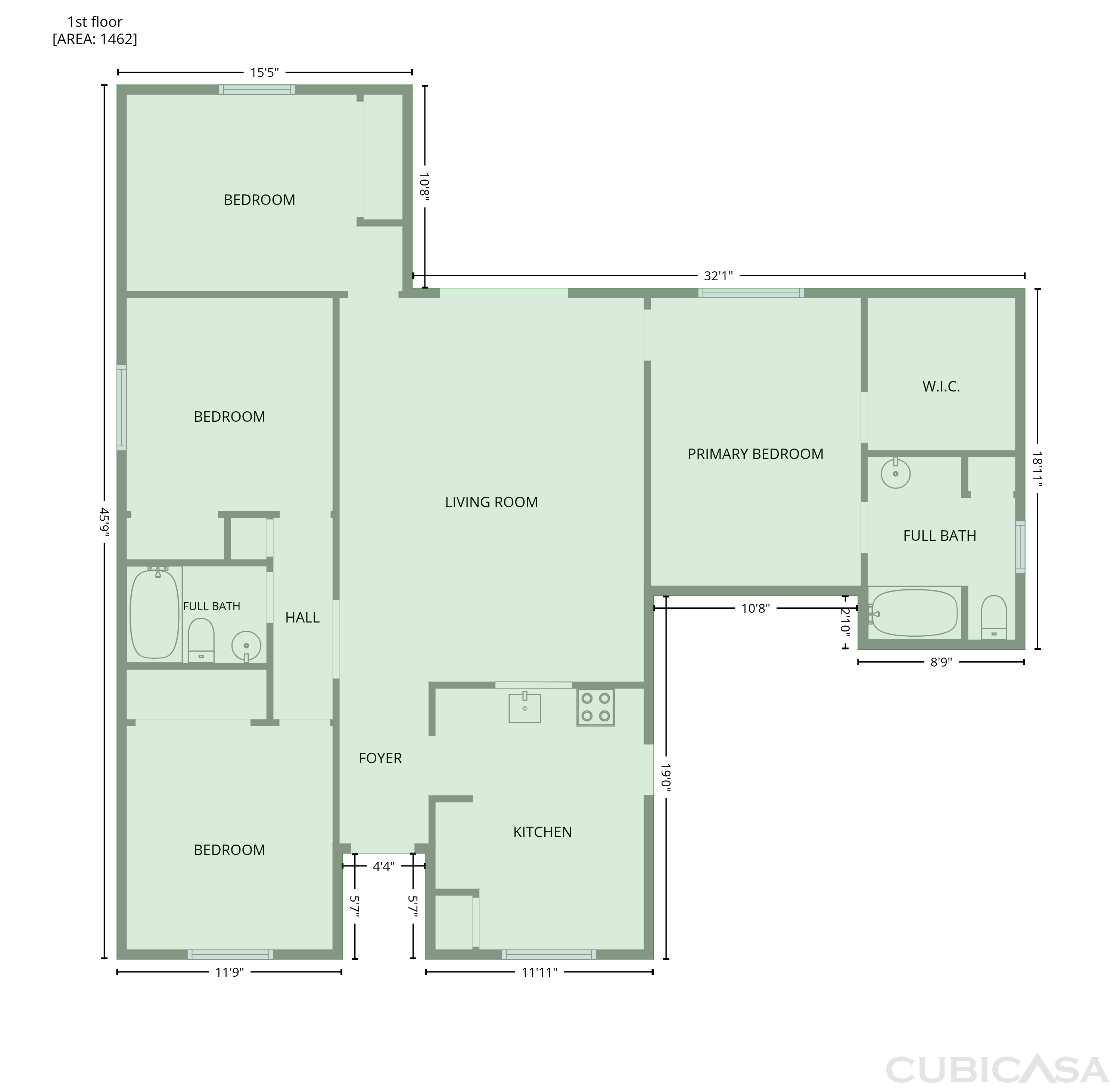 Main Floor of 18 Rolland Ln, Palm Coast, FL