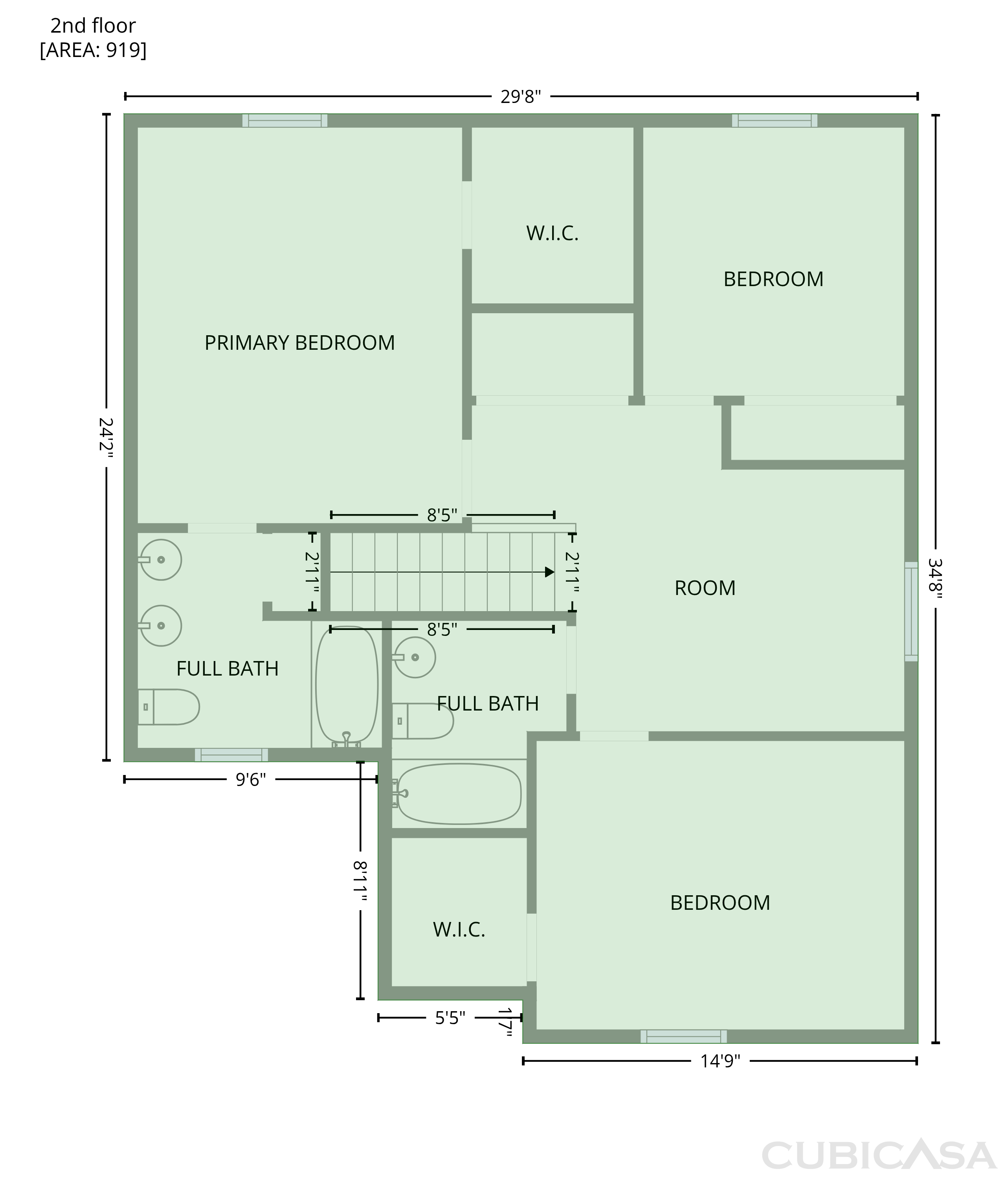 Second Floor of 233 White Lick Dr, Indianapolis, IN