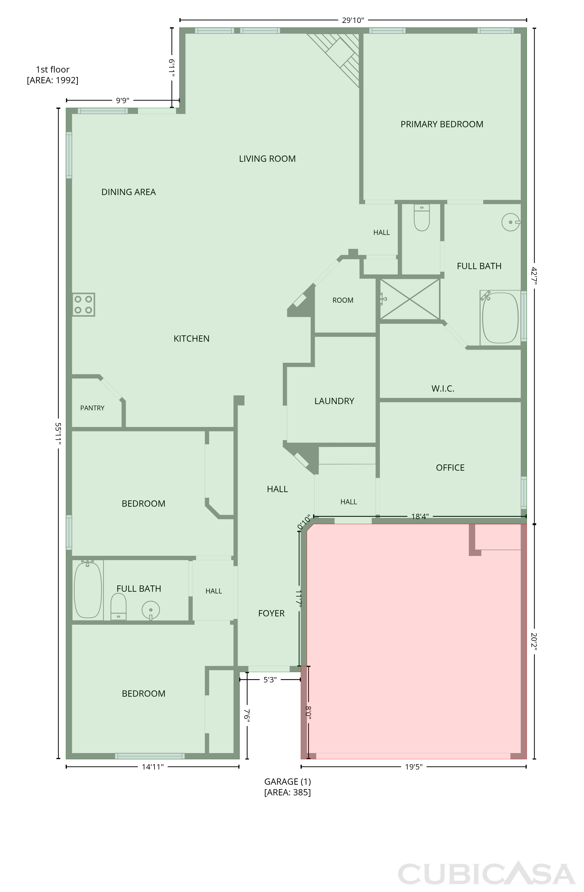 Main Floor of 3912 Gennaker Dr, Denton, TX