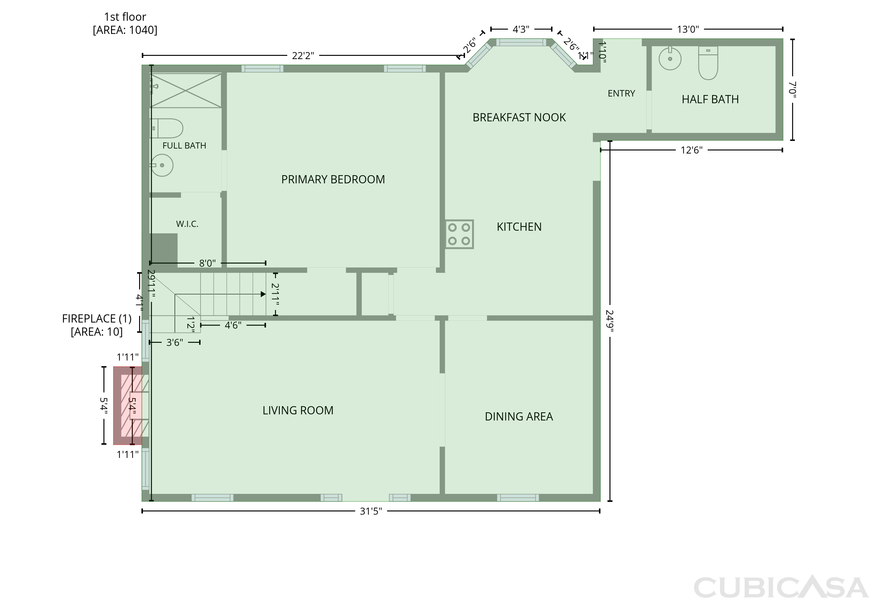 Main Floor of 1819 Bourne Cir, Clarksville, TN