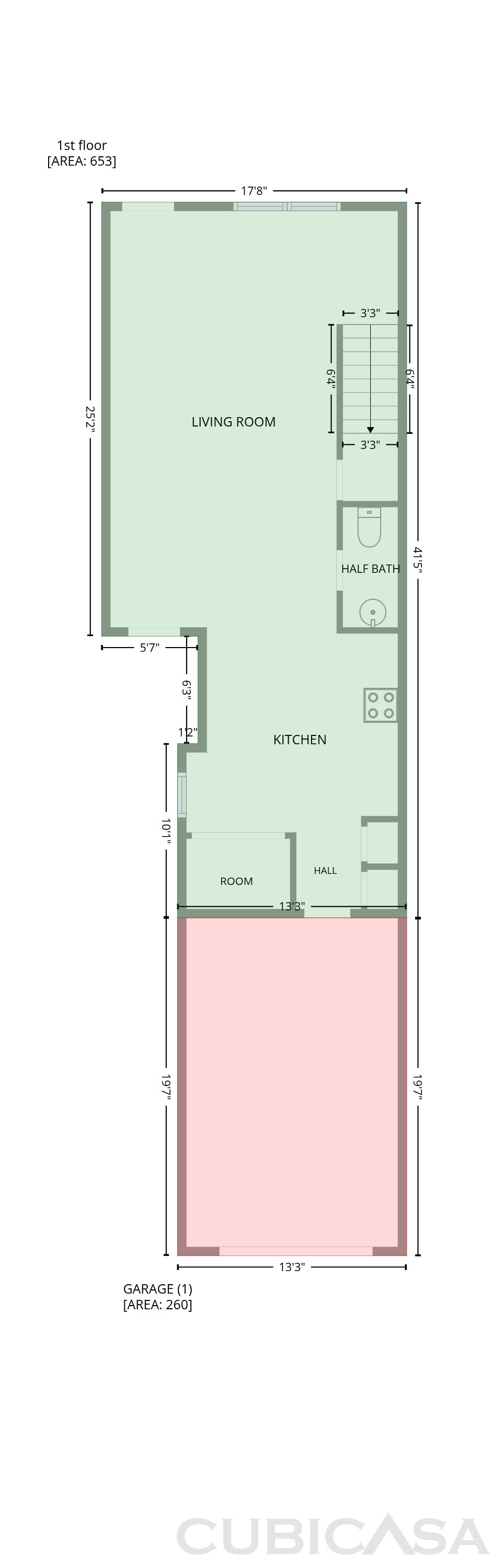 Main Floor of 1211 Southern Stream Ct, Saint Johns, FL