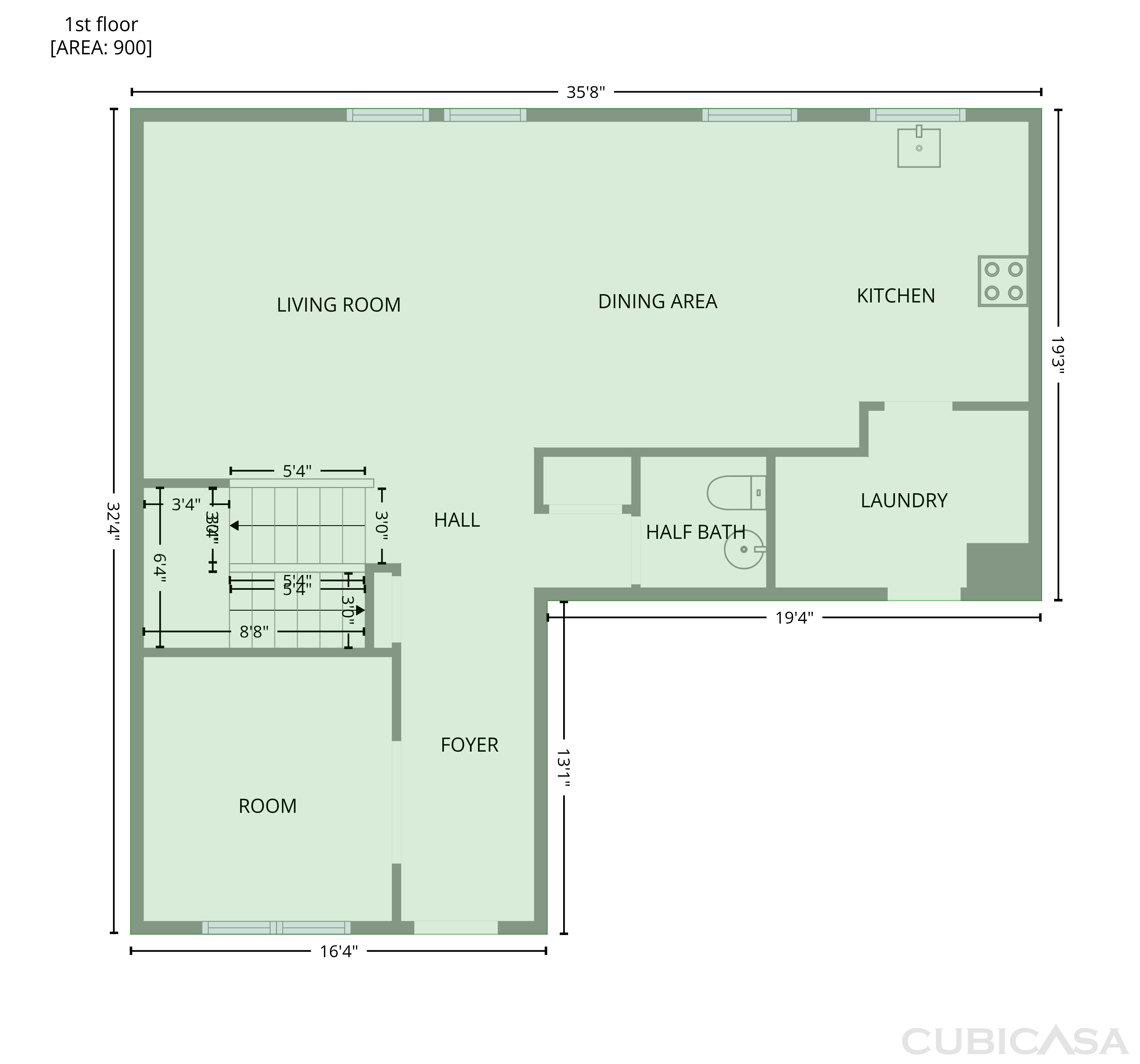 Main Floor of 612 Sugar Brook Dr, Temple, TX
