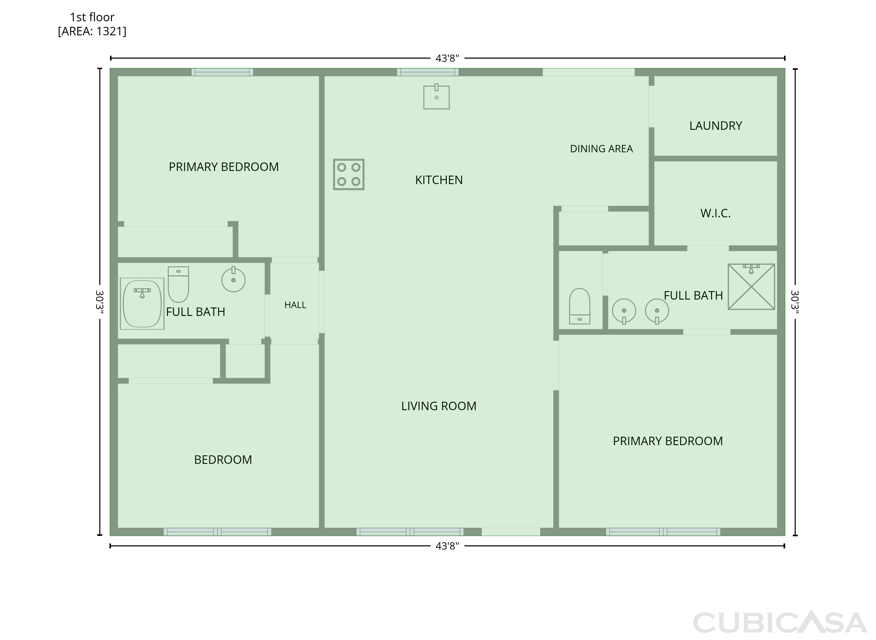 Main Floor of 7825 Medlin Rd, Monroe, NC