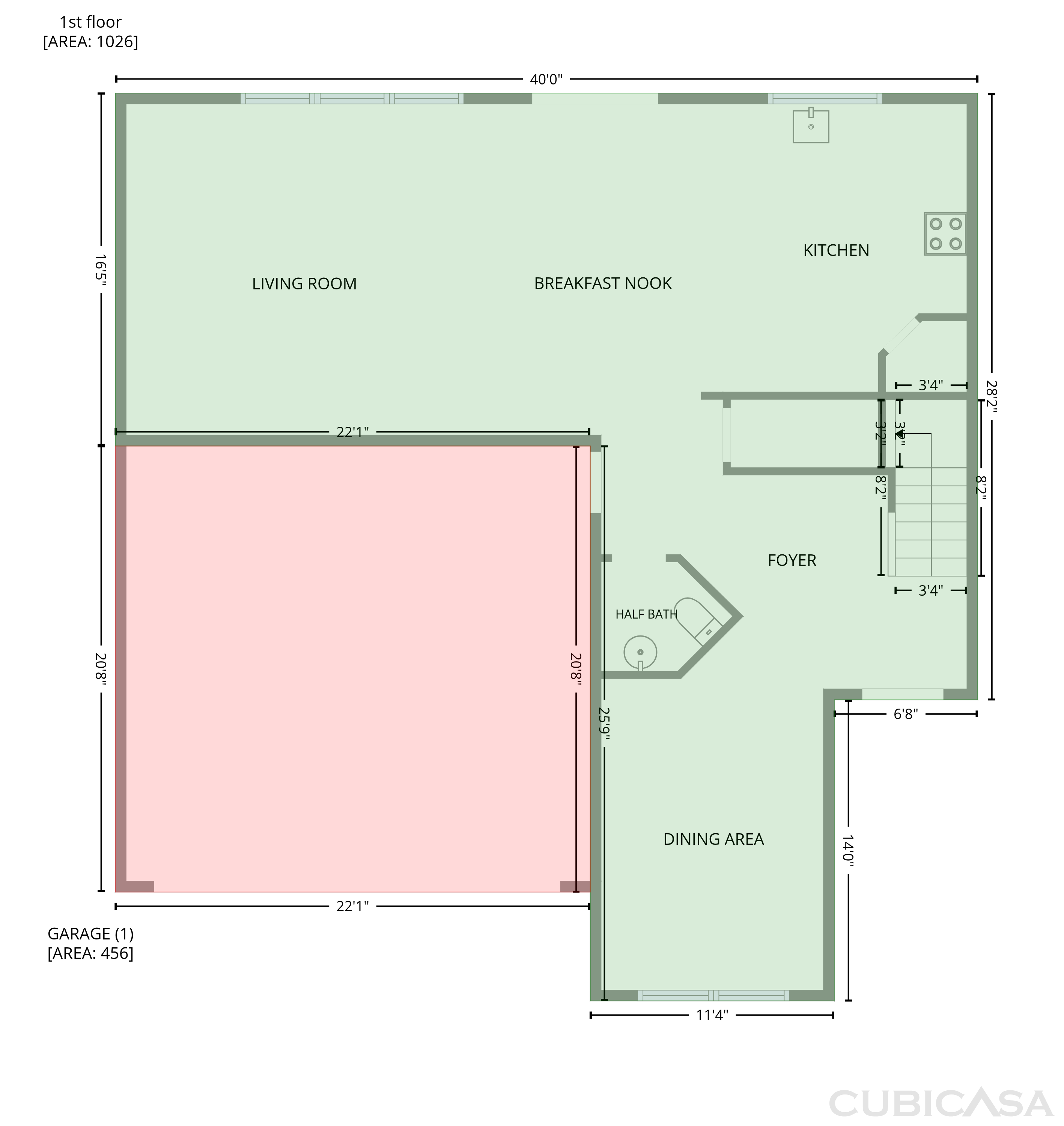 Main Floor of 1006 Mossy Rock Dr, Summerville, SC