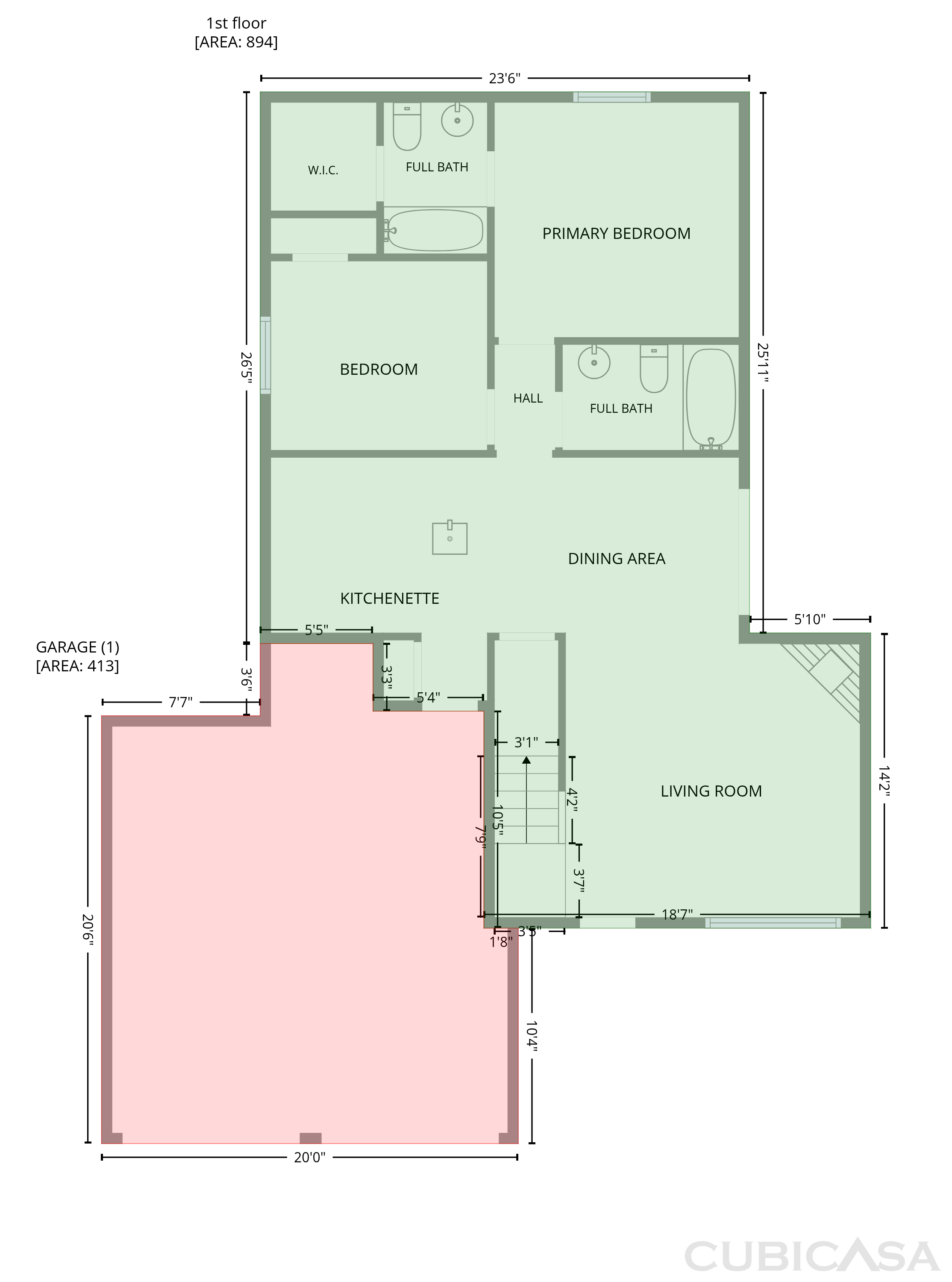 Main Floor of 307 Parkview Pl, Woodstock, GA