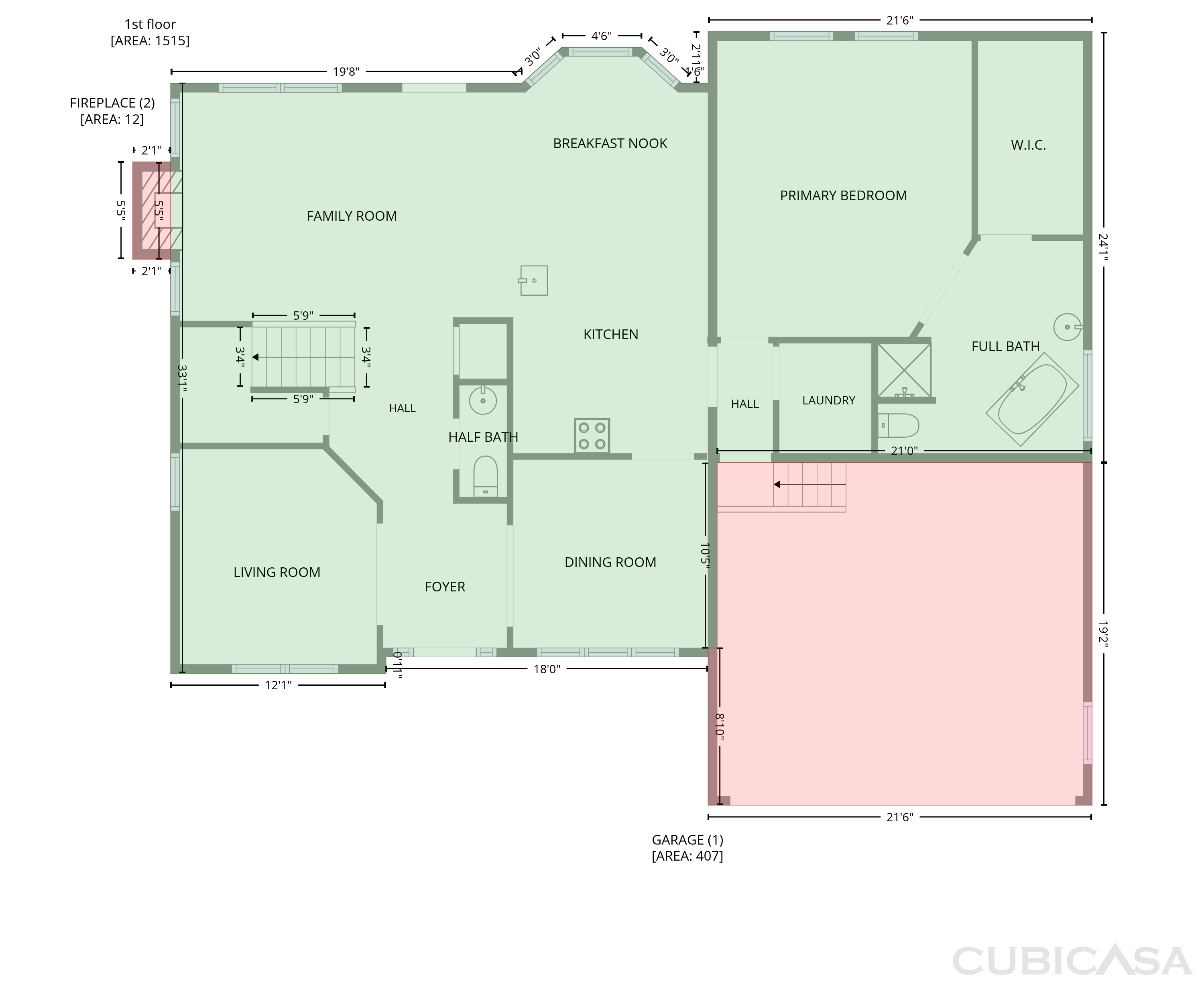Main Floor of 1202 Lansing Ave, Durham, NC