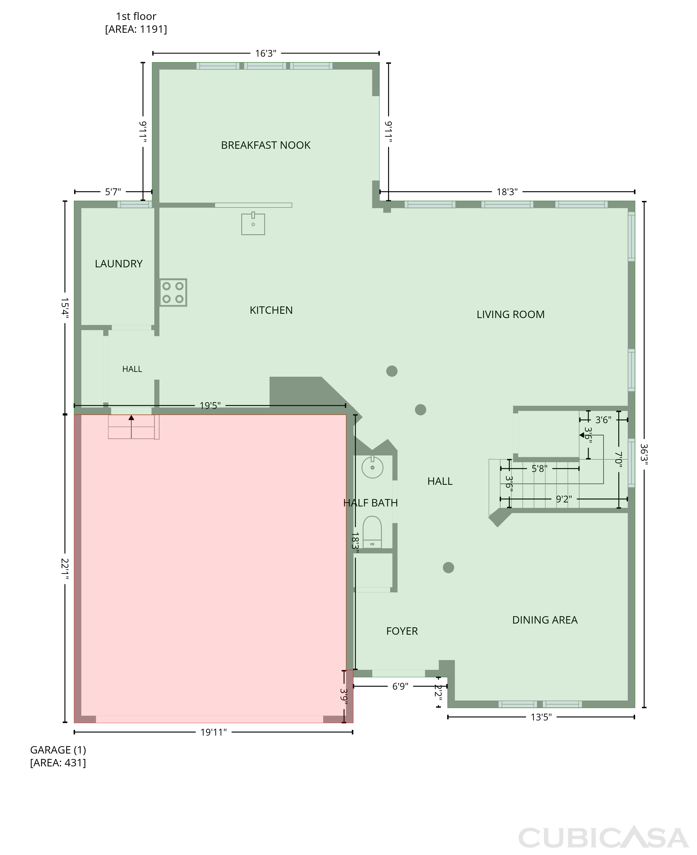 Main Floor of 13306 Castlewellan Dr, Chester, VA