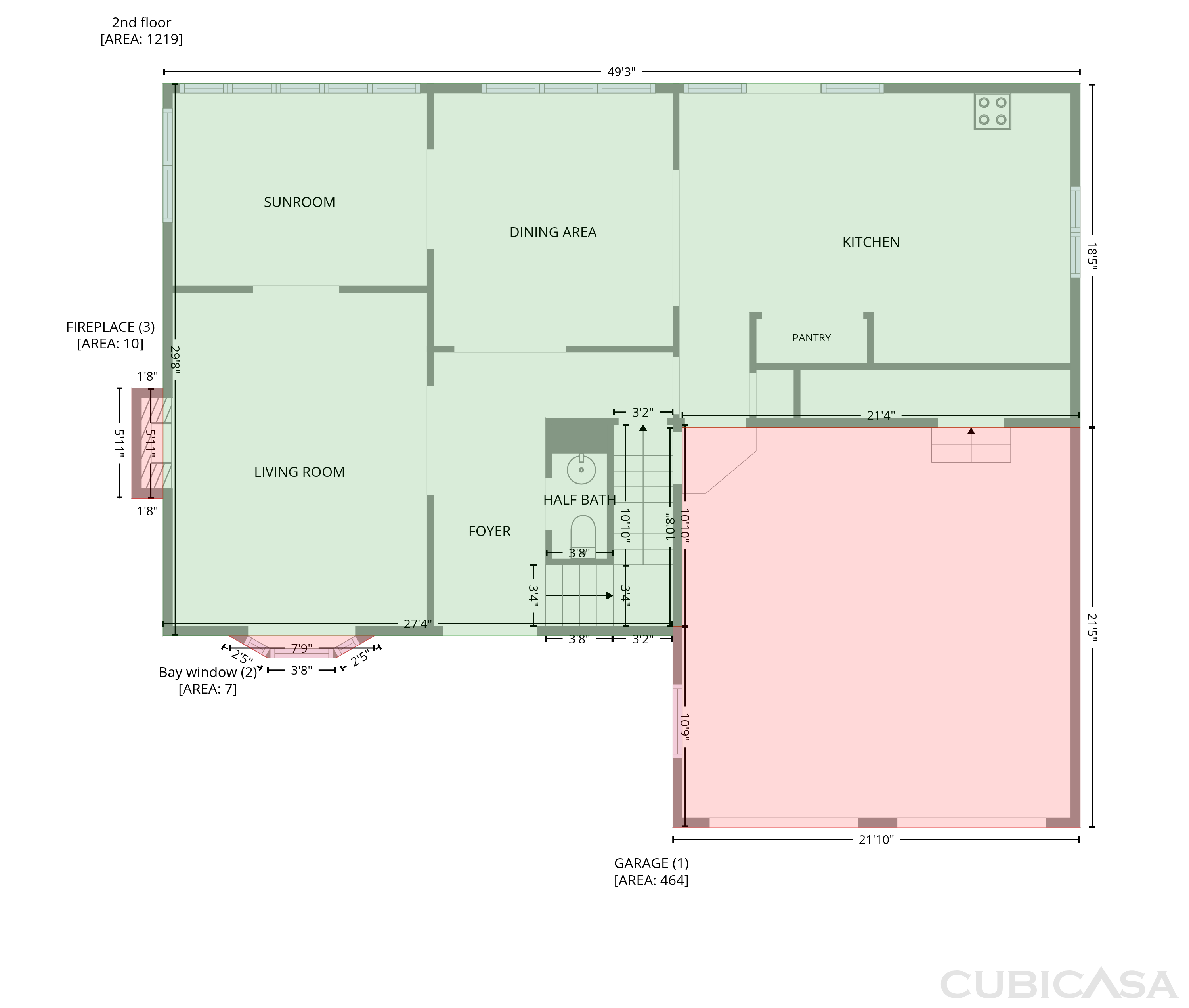 Second Floor of 110 Bitternut Cir, Roswell, GA
