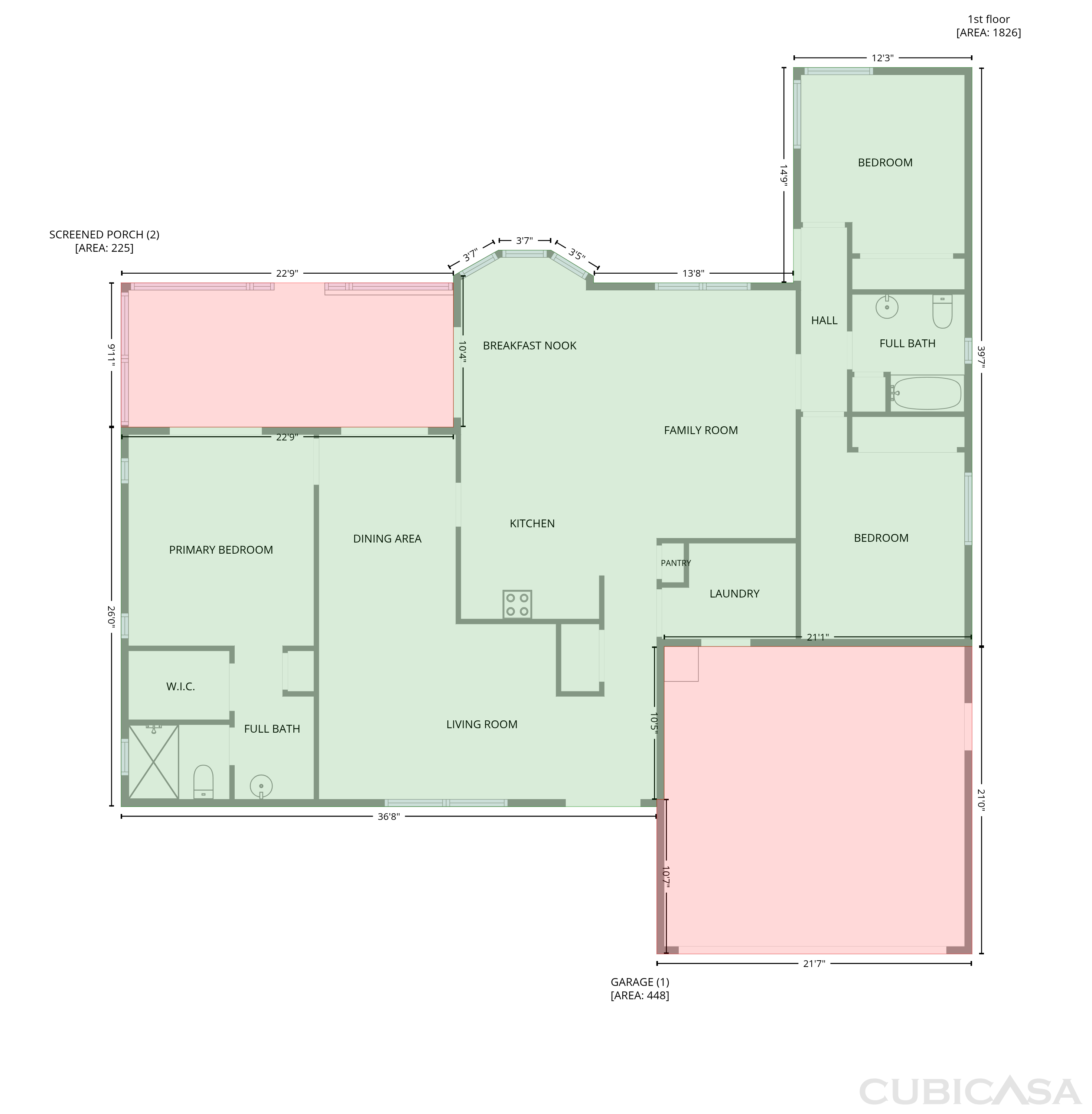 Main Floor of 4573 Bayridge Ct, Spring Hill, FL