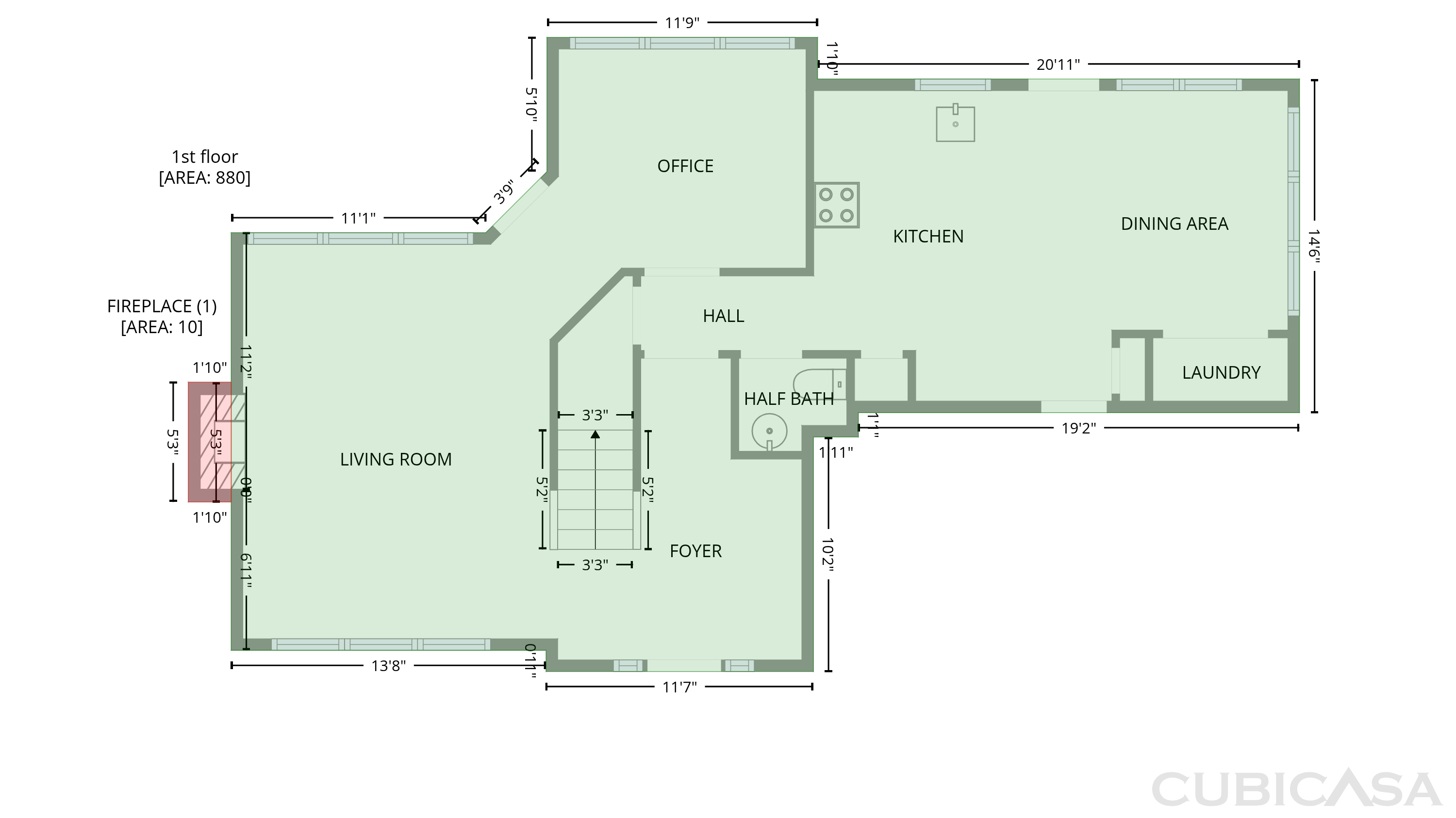 Main Floor of 304 Arlington Rdg, Cary, NC