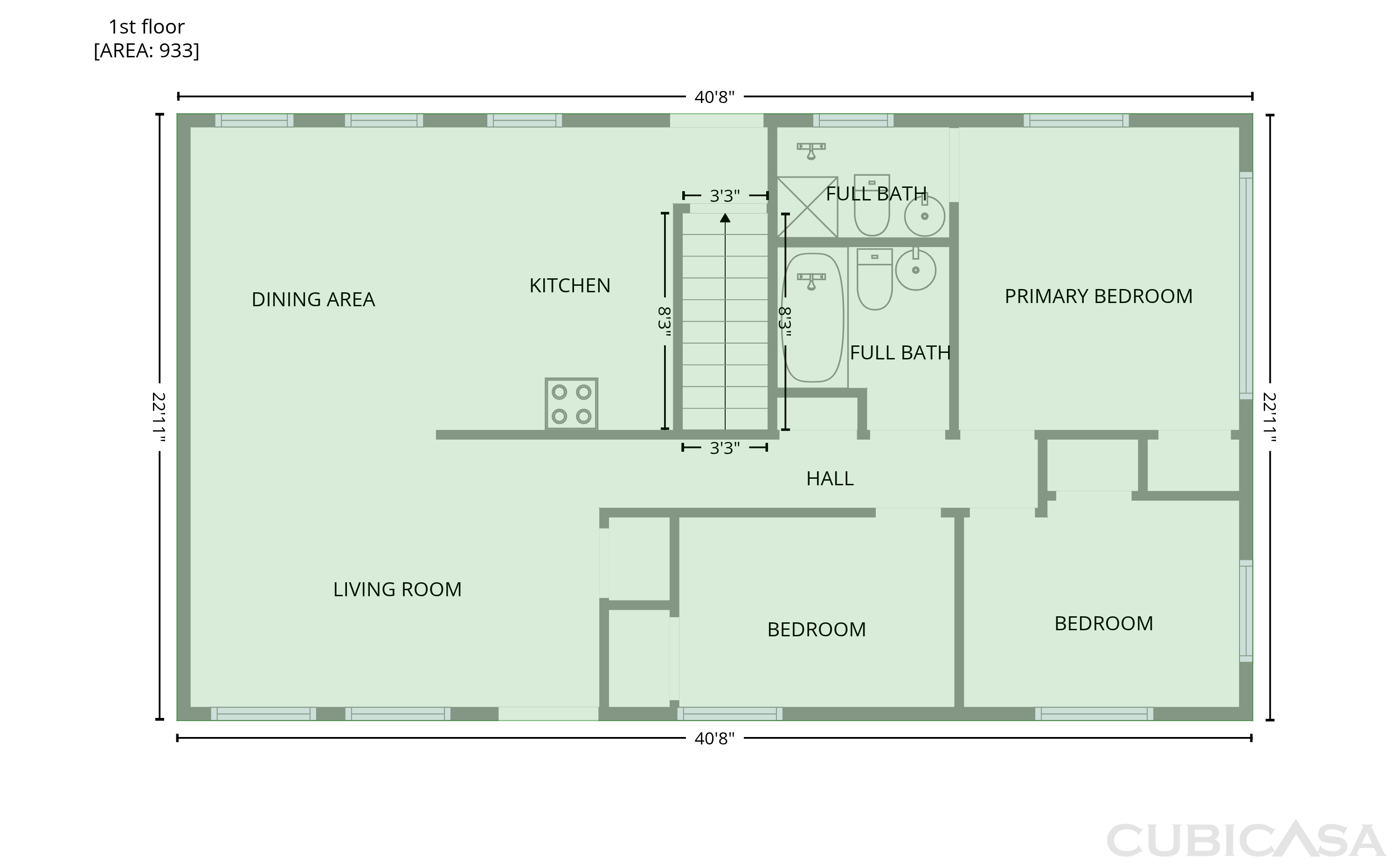Second Floor of 510 Wicklow Dr, Ballwin, MO