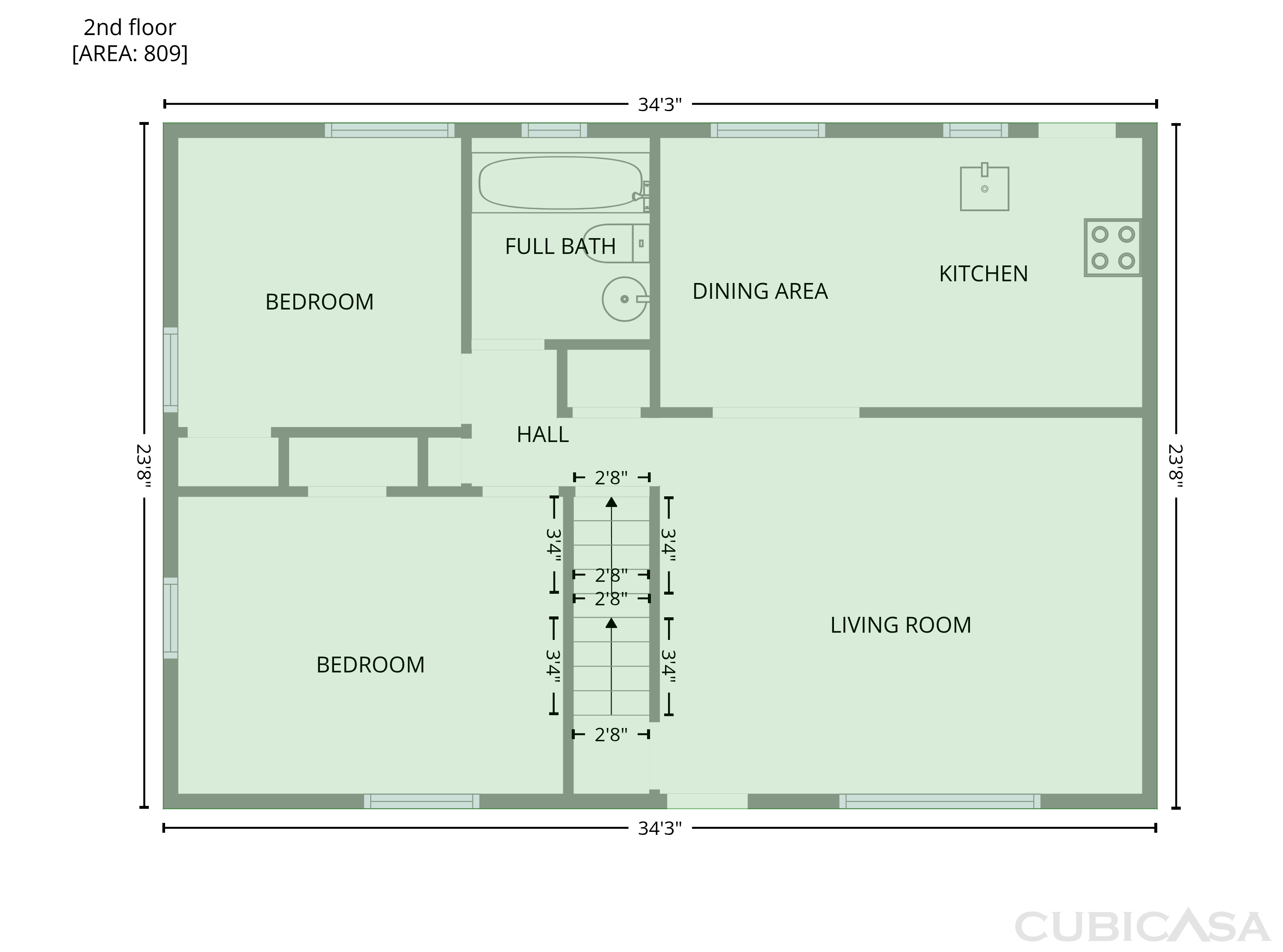 Second Floor of 577 Lowell Ave, Cincinnati, OH
