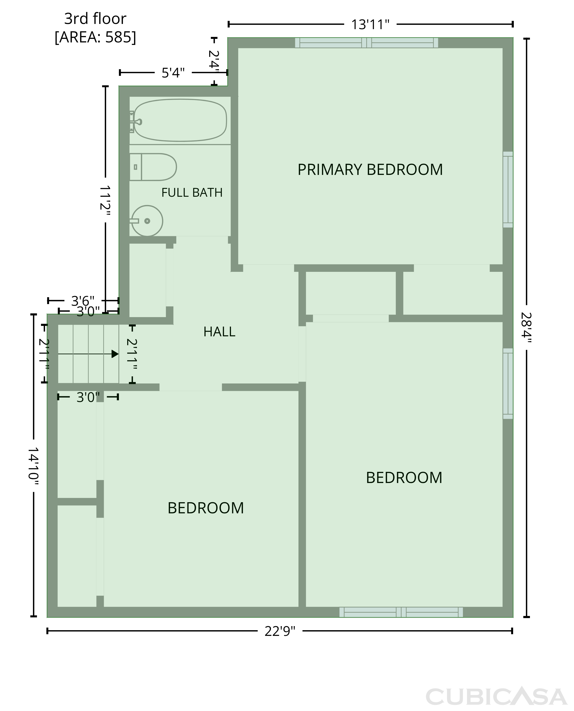 Third Floor of 12904 E 54th St, Kansas City, MO