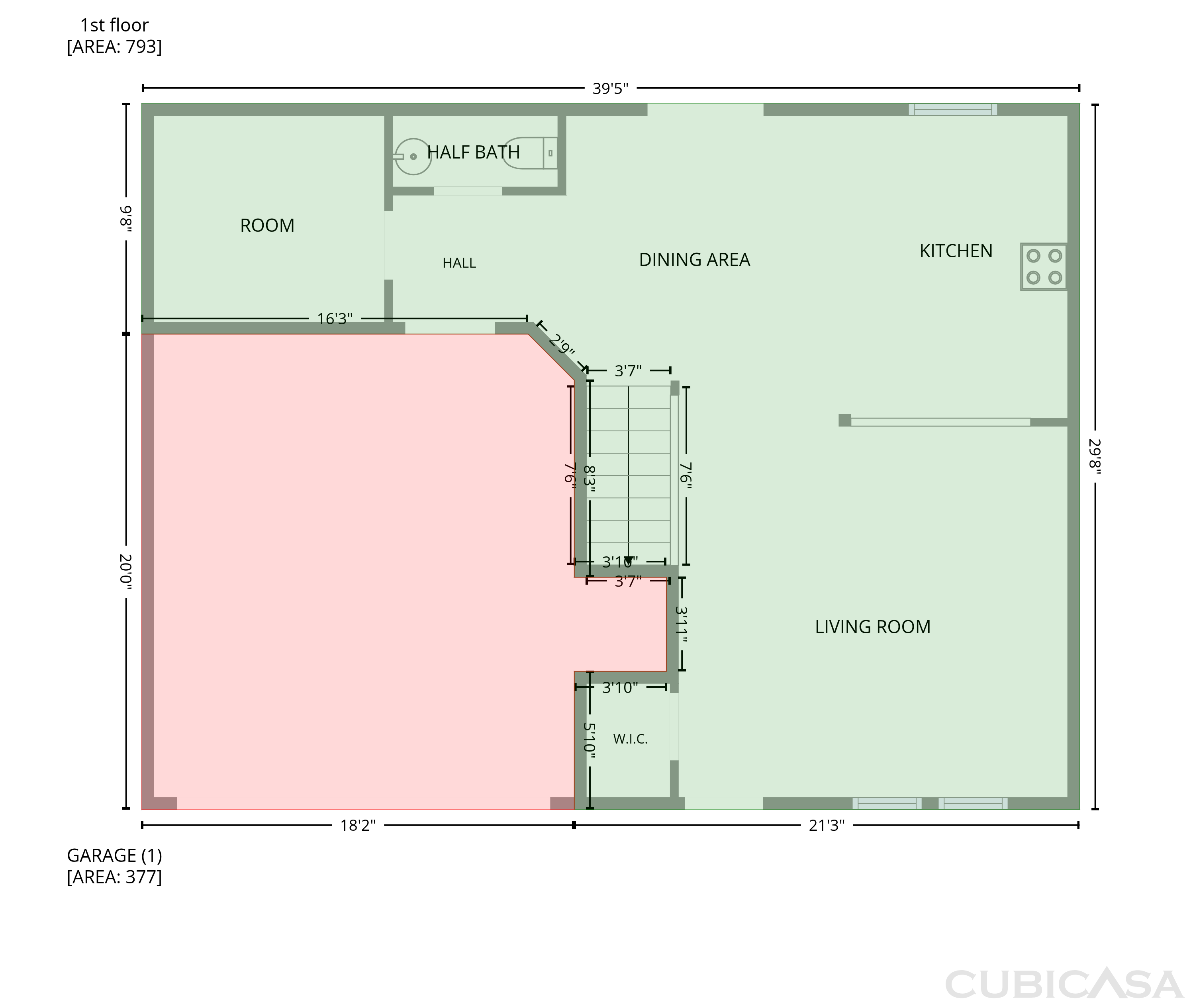 Main Floor of 2516 Boxford Ln, Cordova, TN