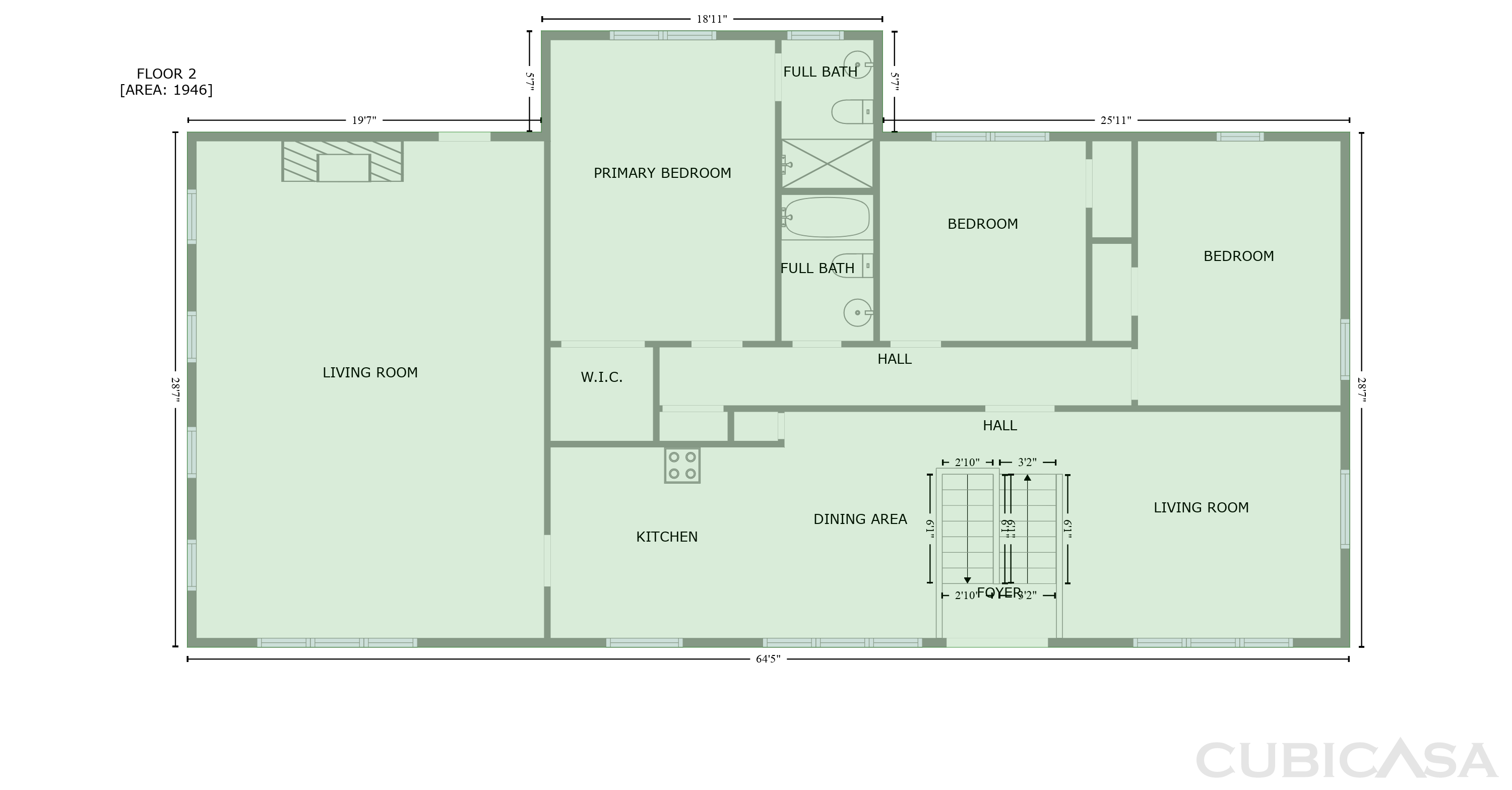 Second Floor of 1909 Wisterwood Dr, Hoover, AL