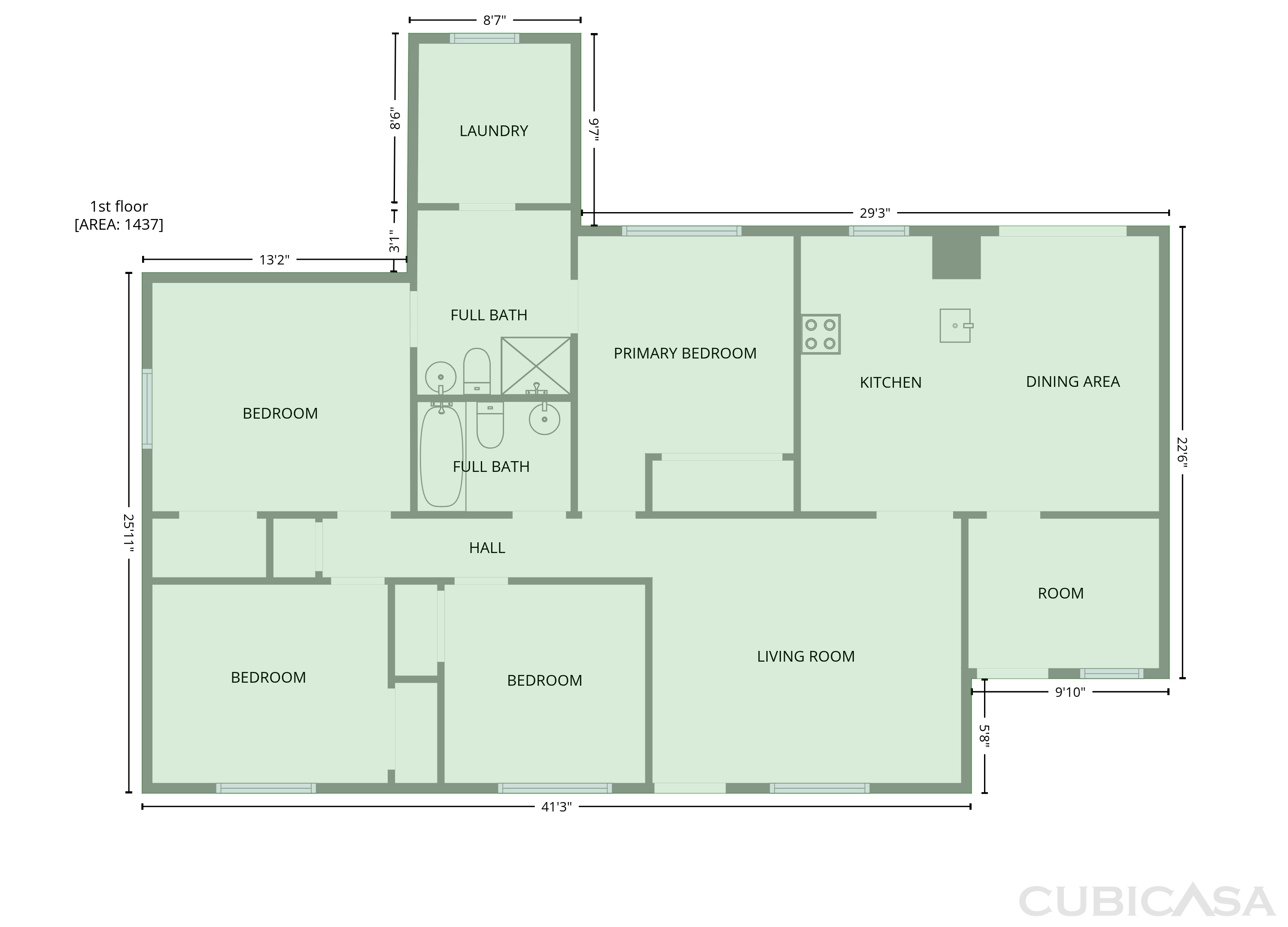 Main Floor of 1457 W 7th Ave, Mesa, AZ