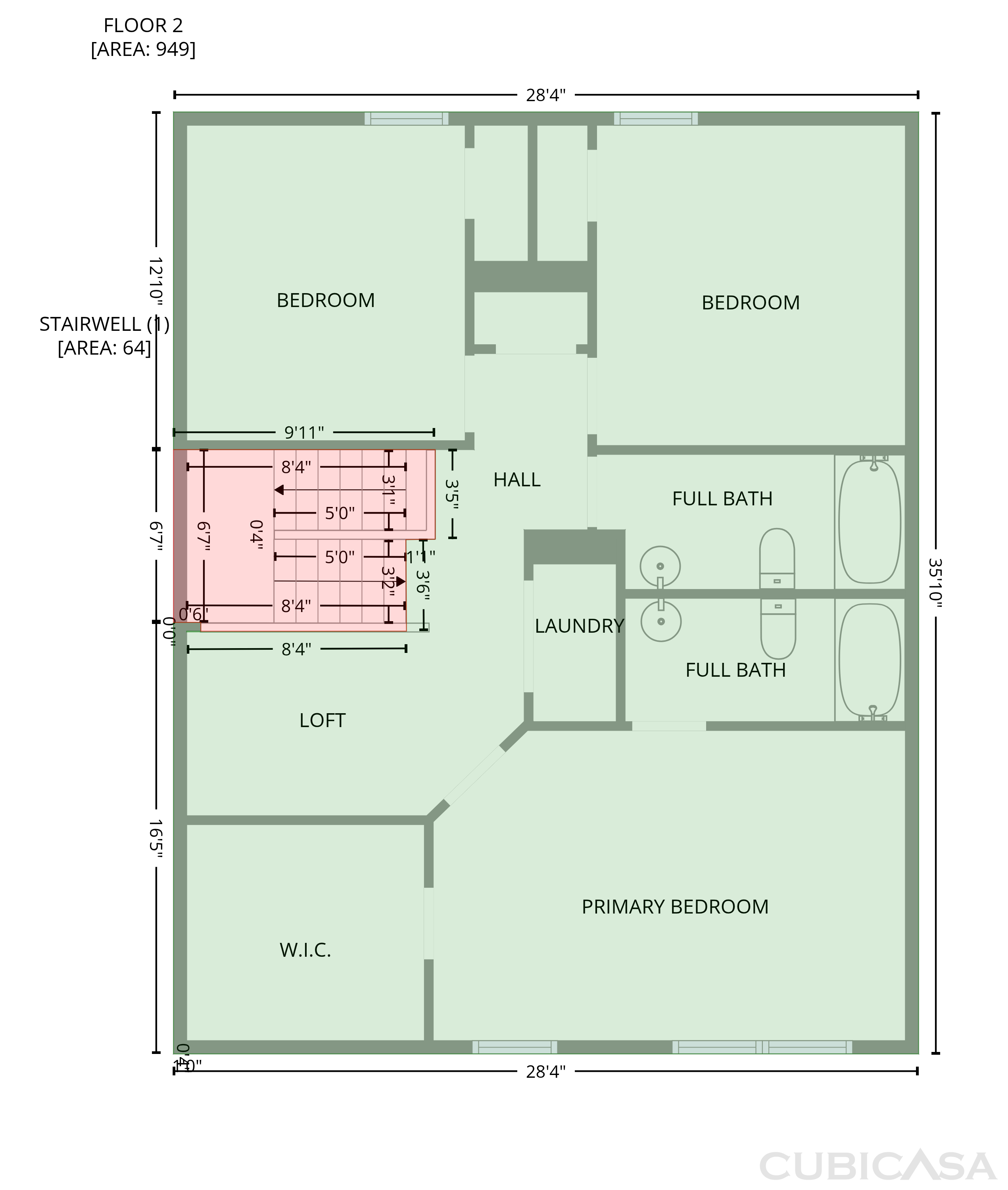 Second Floor of 324 Valerie Dr, Lincolnton, NC