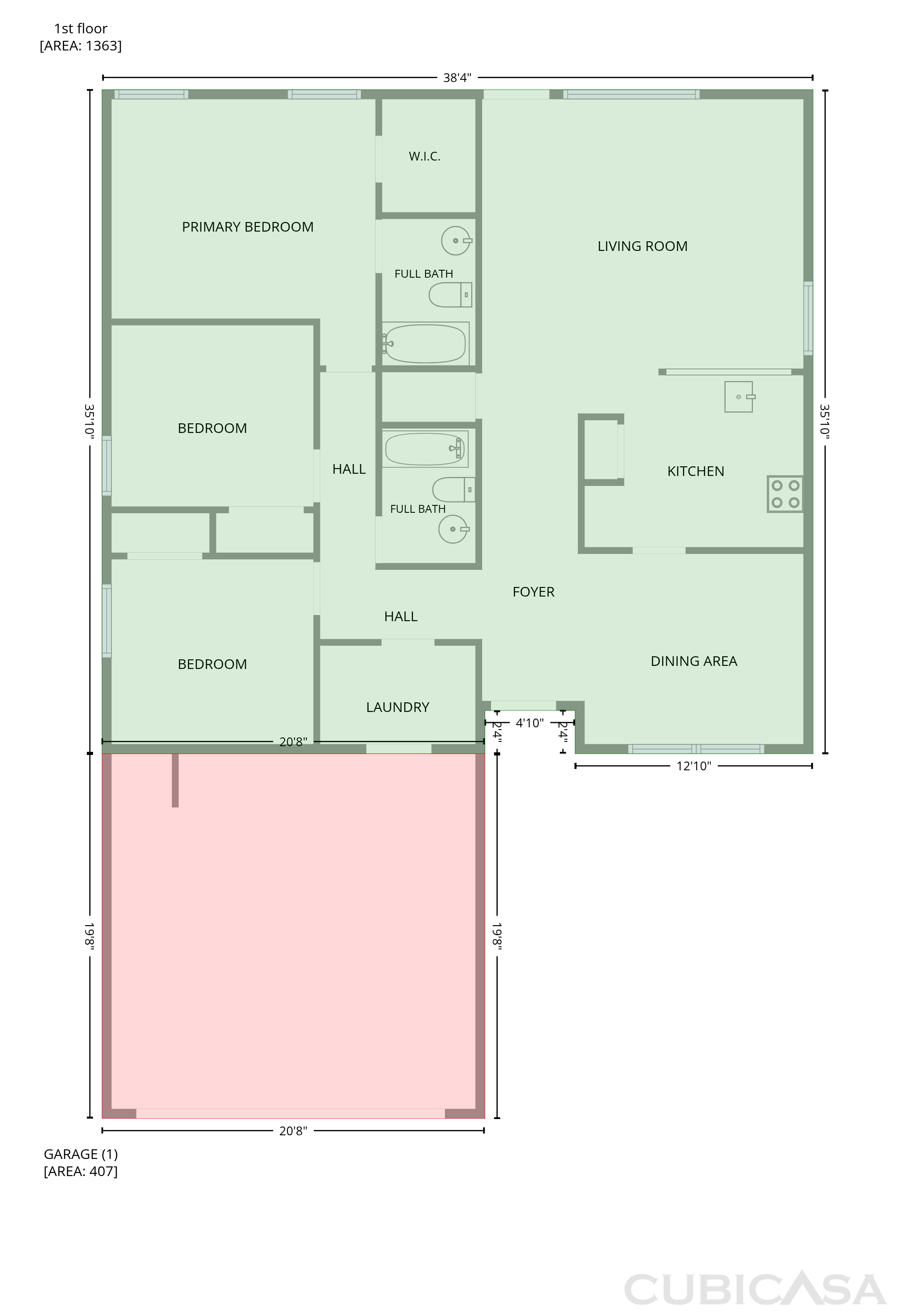 Main Floor of 5928 Deck House Rd, Fort Worth, TX