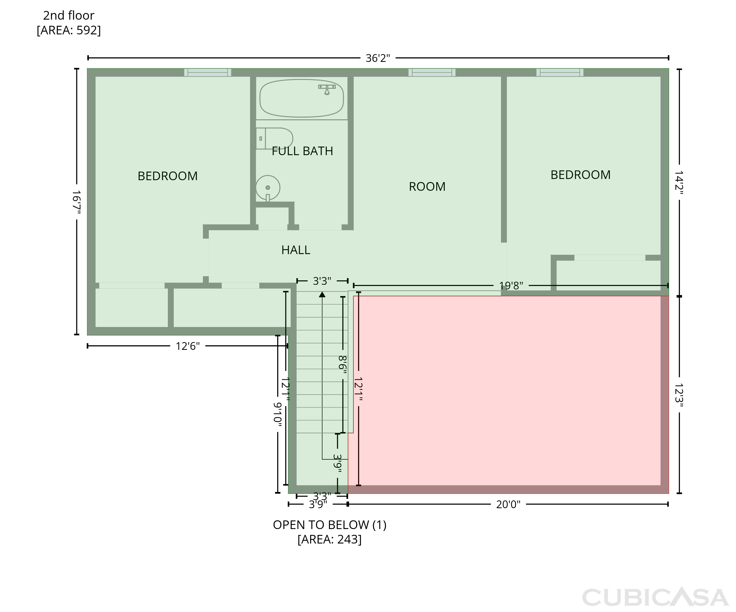 Second Floor of 4720 Topsail Ct, Charlotte, NC