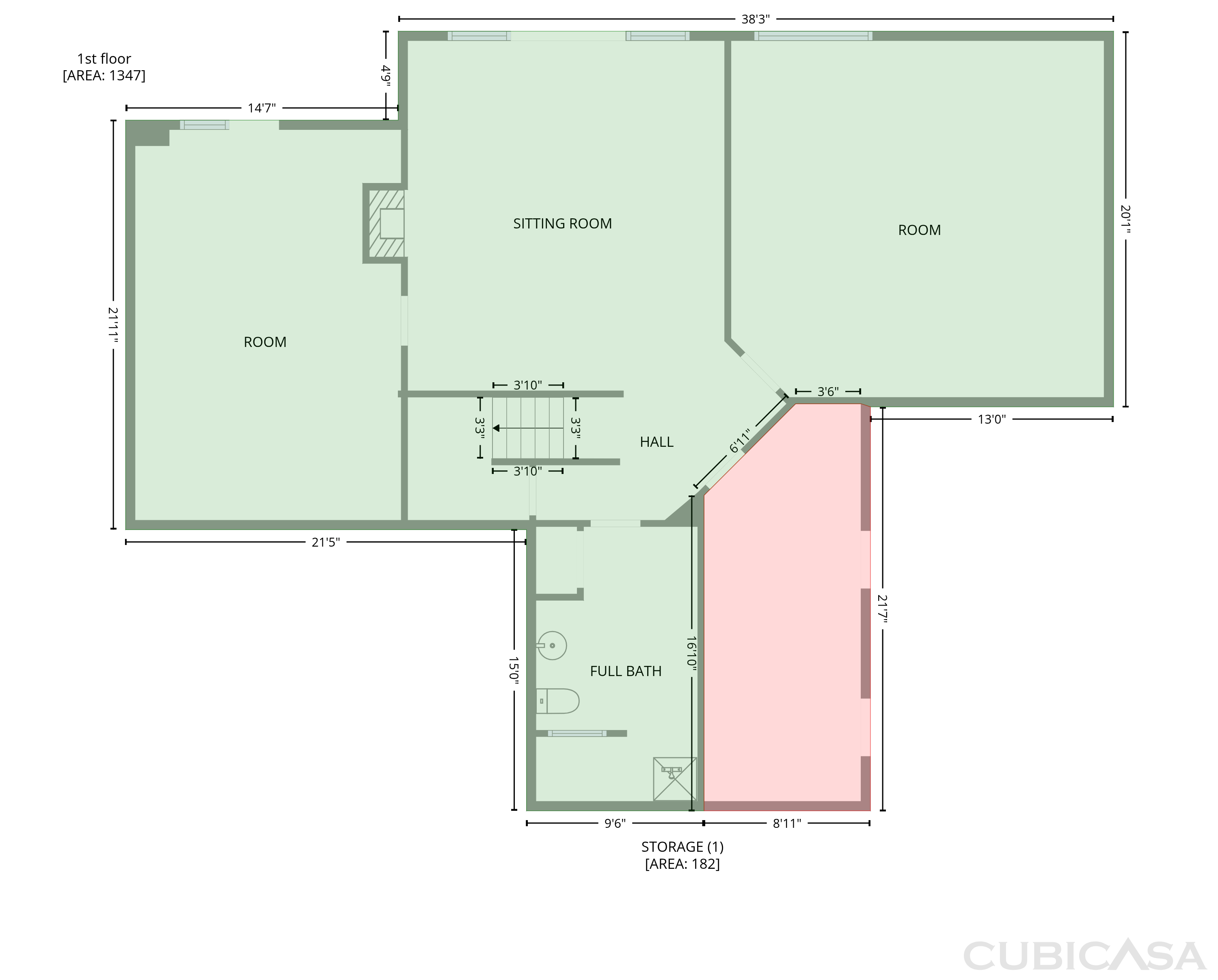 Main Floor of 3001 Moss Stone Ln, Marietta, GA