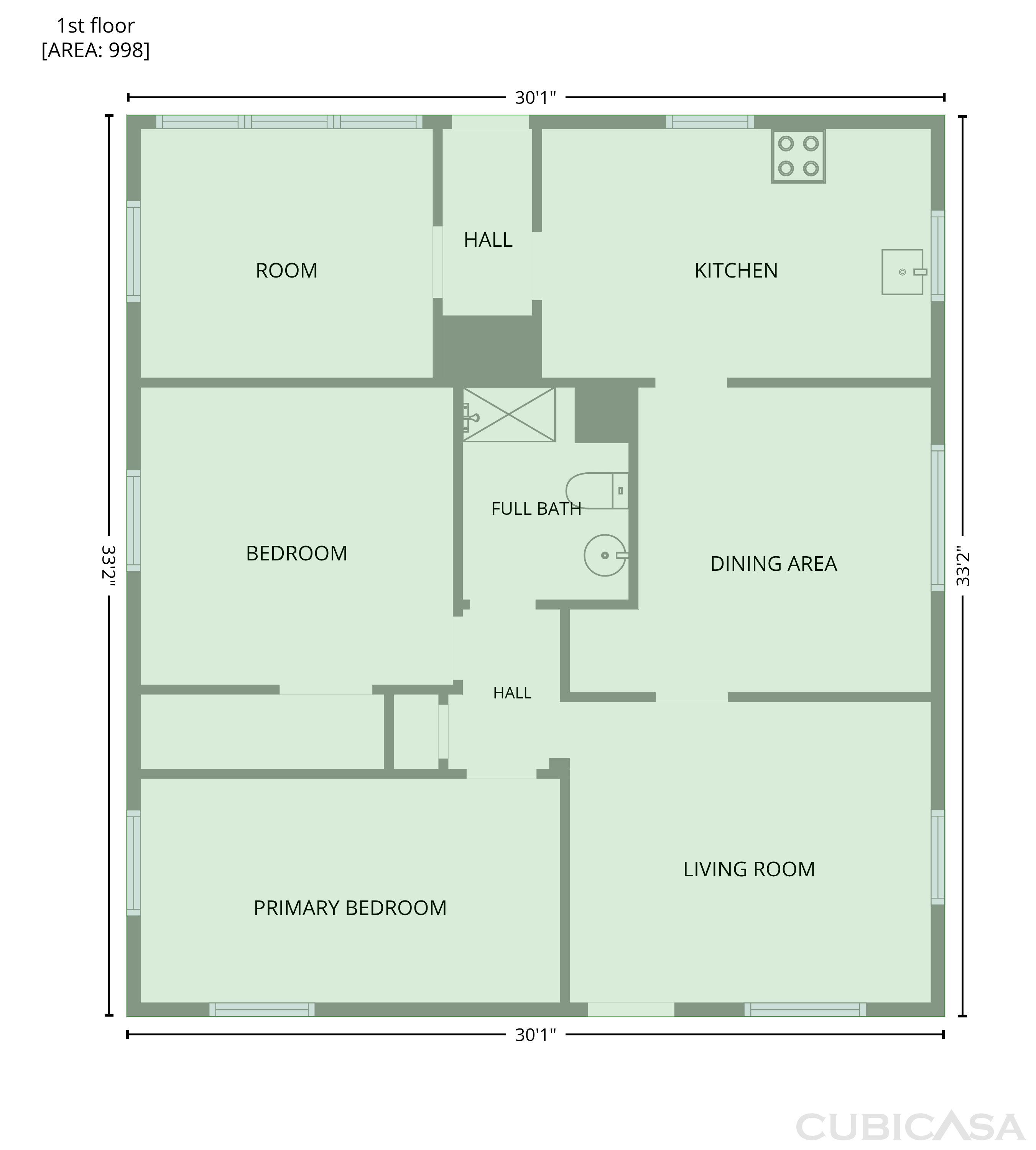 Main Floor of 725 Kelly St, Poteet, TX
