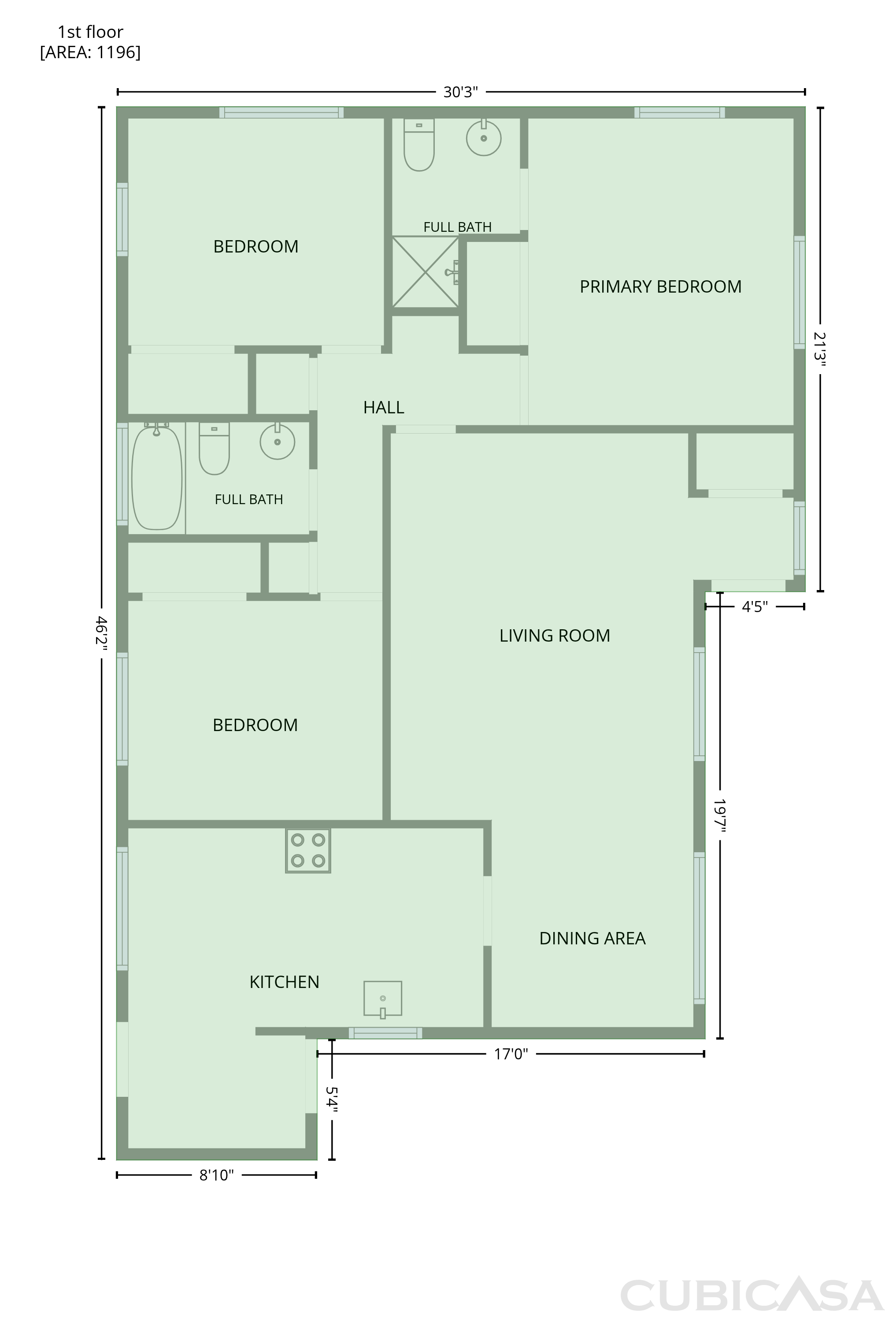Main Floor of 4801 N 14th Ave, Phoenix, AZ