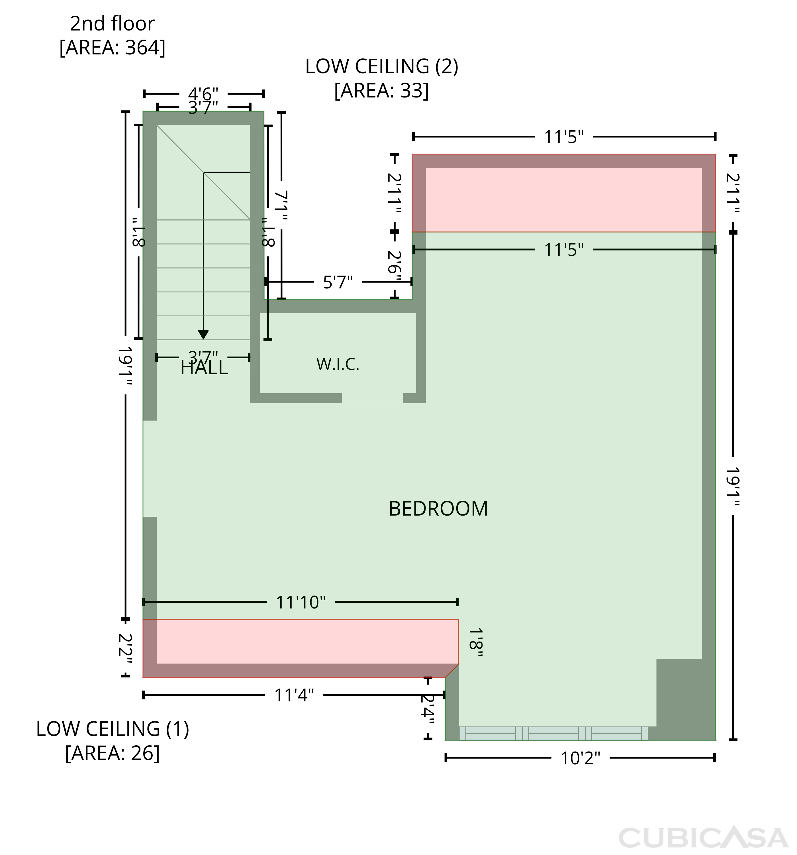 Second Floor of 513 Saint Croix Dr, Holly Springs, NC