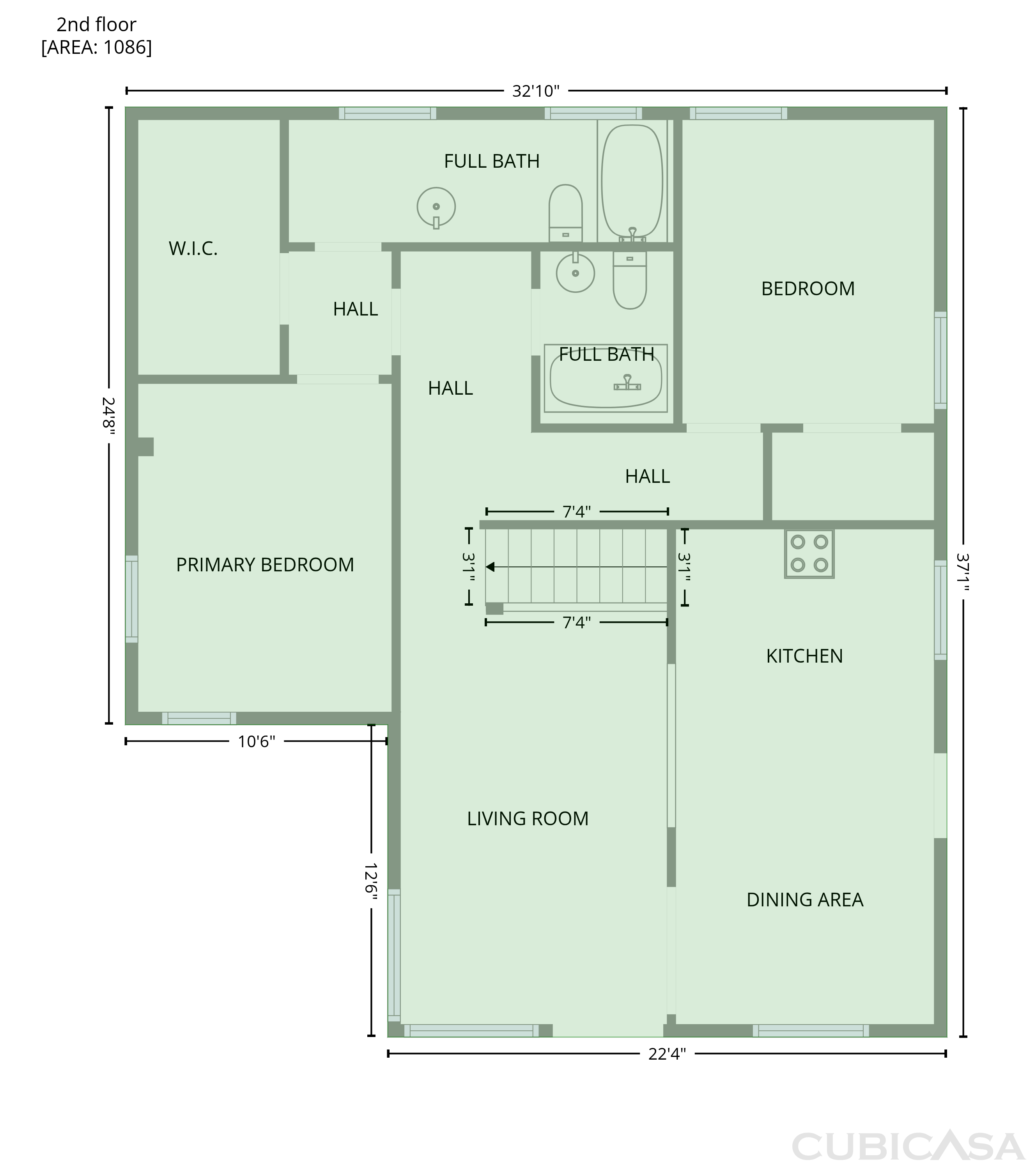 Second Floor of 2336 Nesbitt Dr NE, Brookhaven, GA