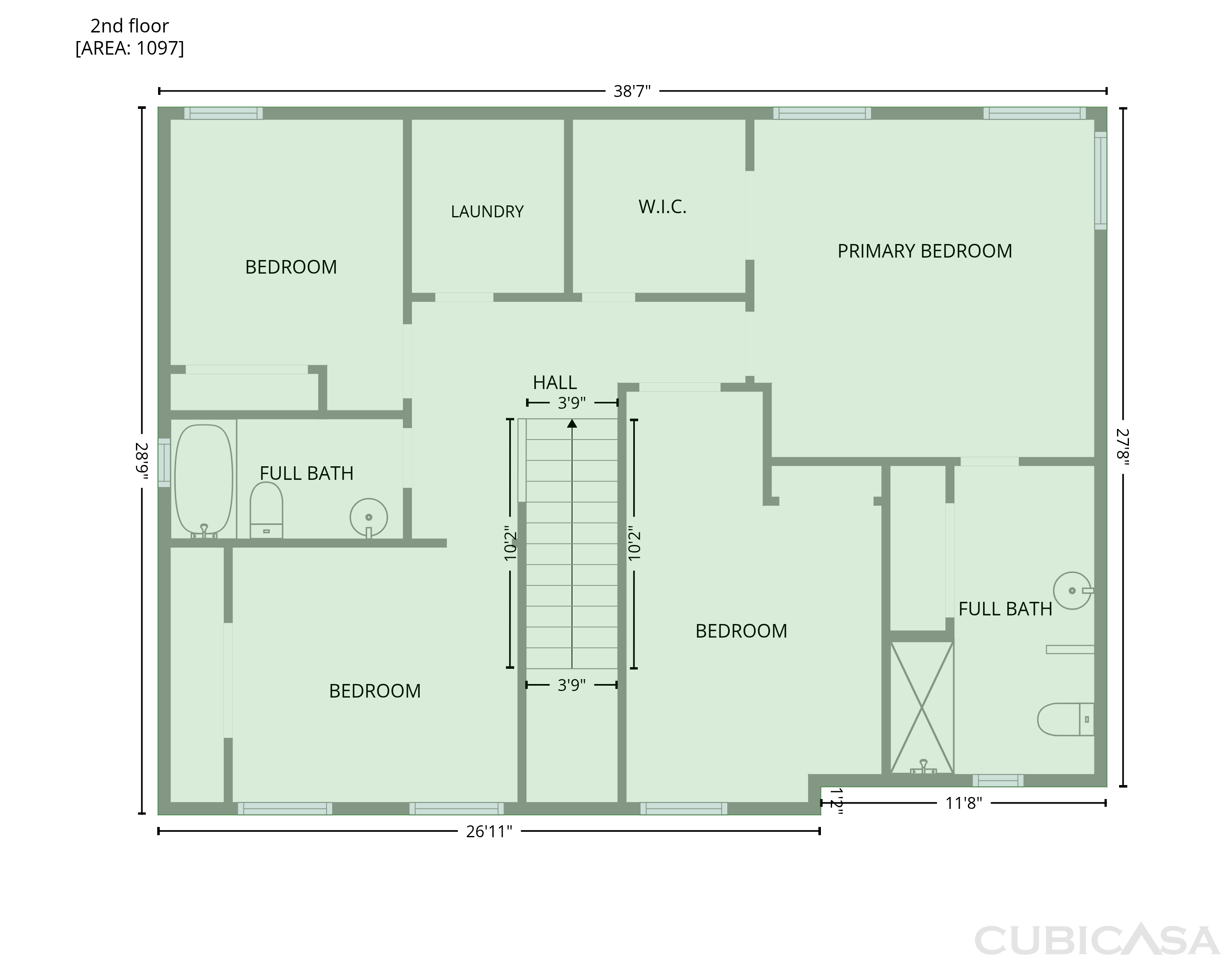 Second Floor of 2818 Dominion Ct, Monroe, NC