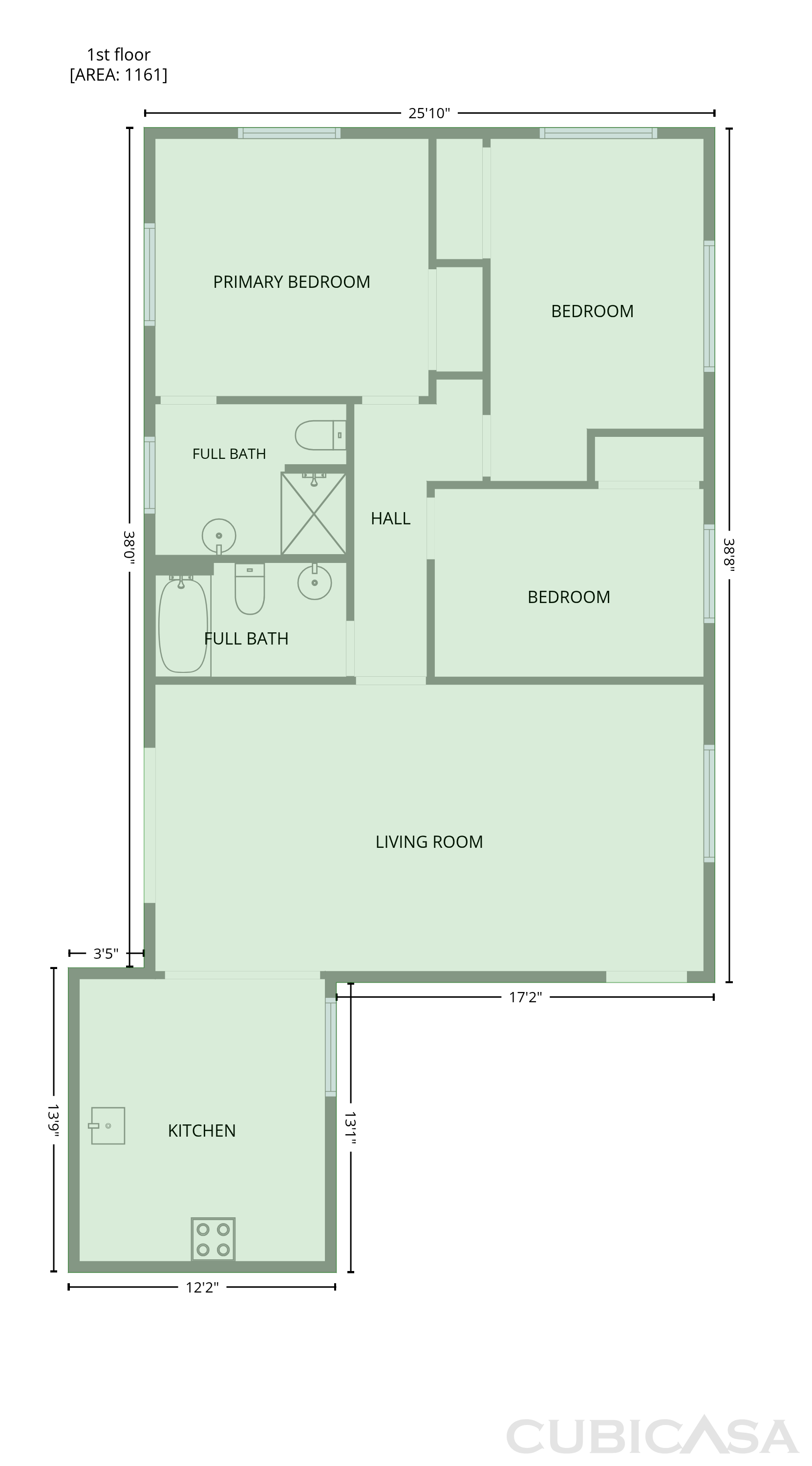 Main Floor of 3713 Ripley St, Sacramento, CA