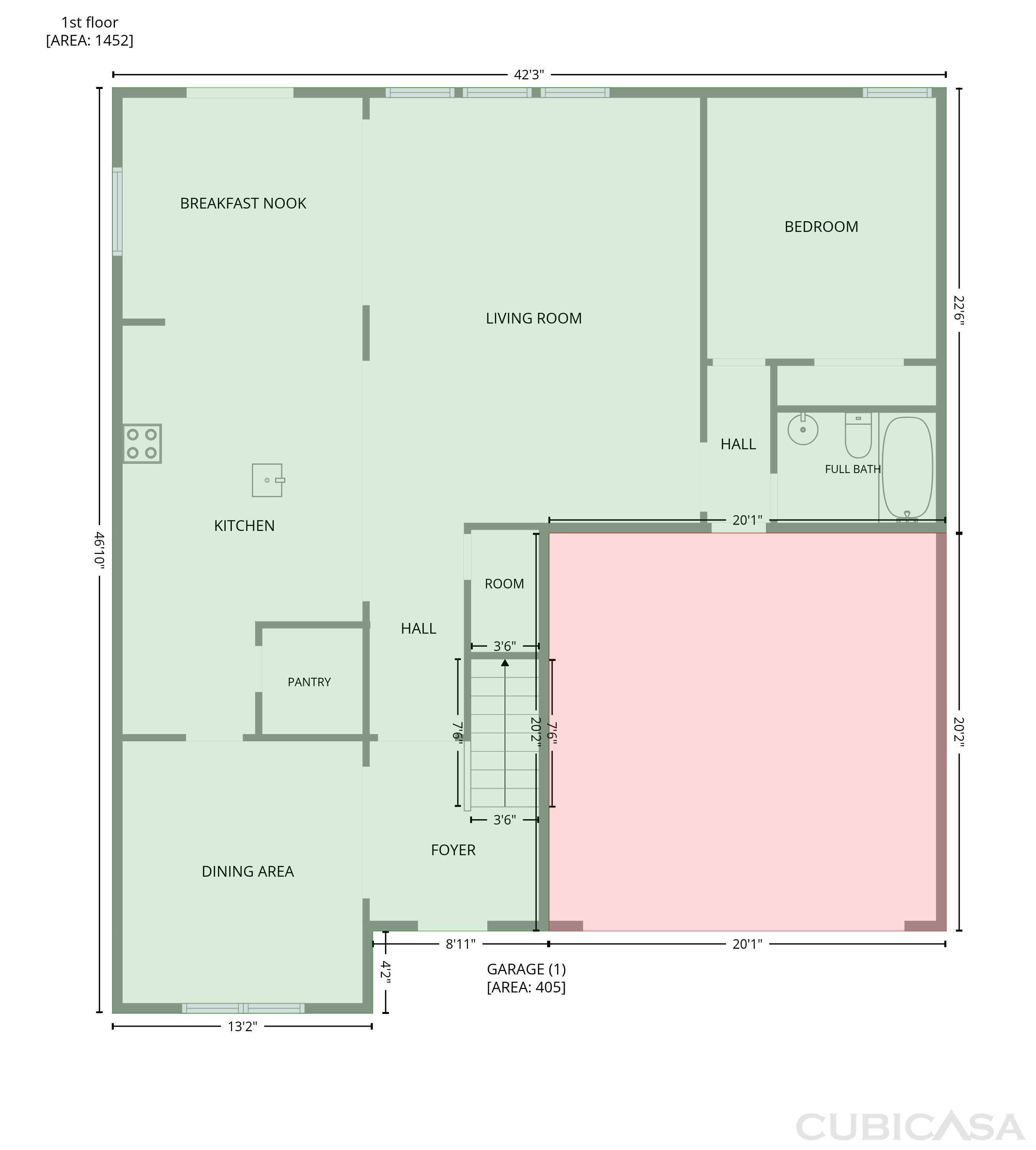 Main Floor of 1105 Merion Dr, Calera, AL
