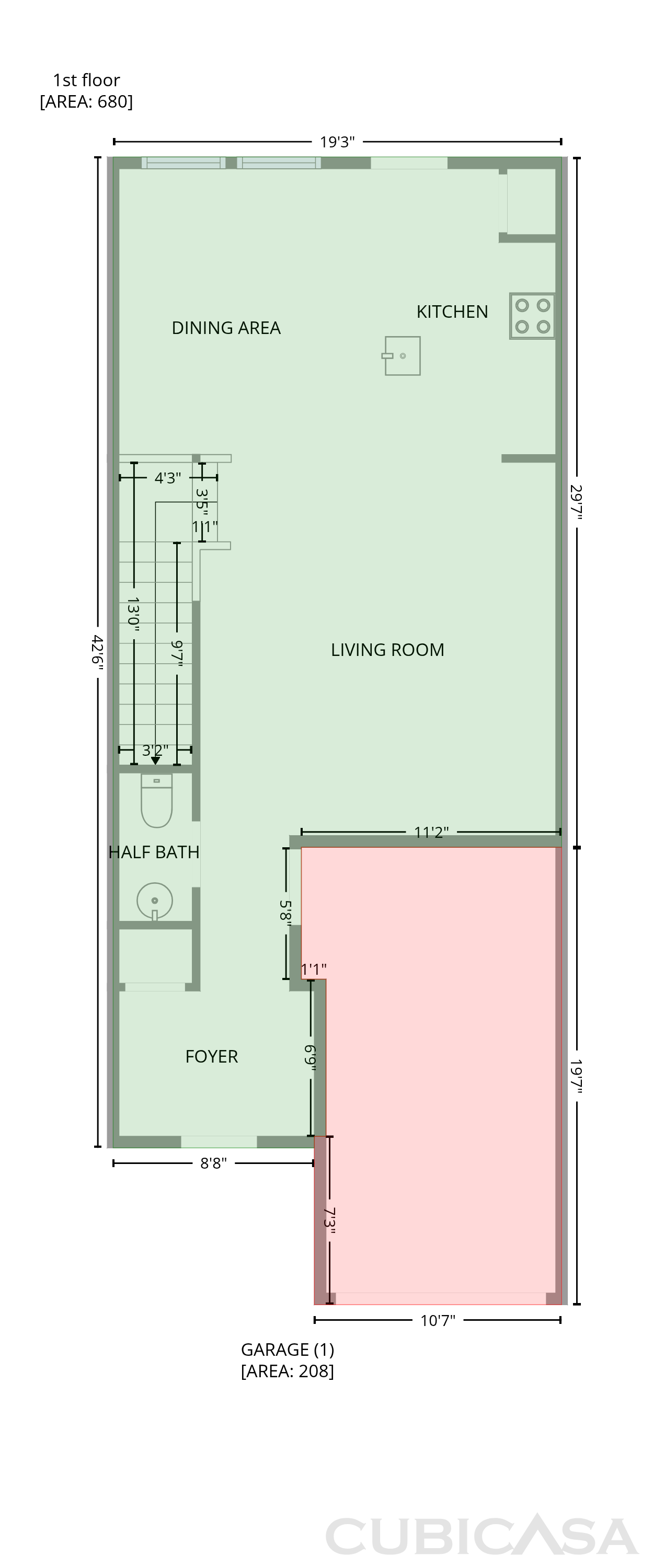 Main Floor of 200 Marston Ln, Greenville, SC