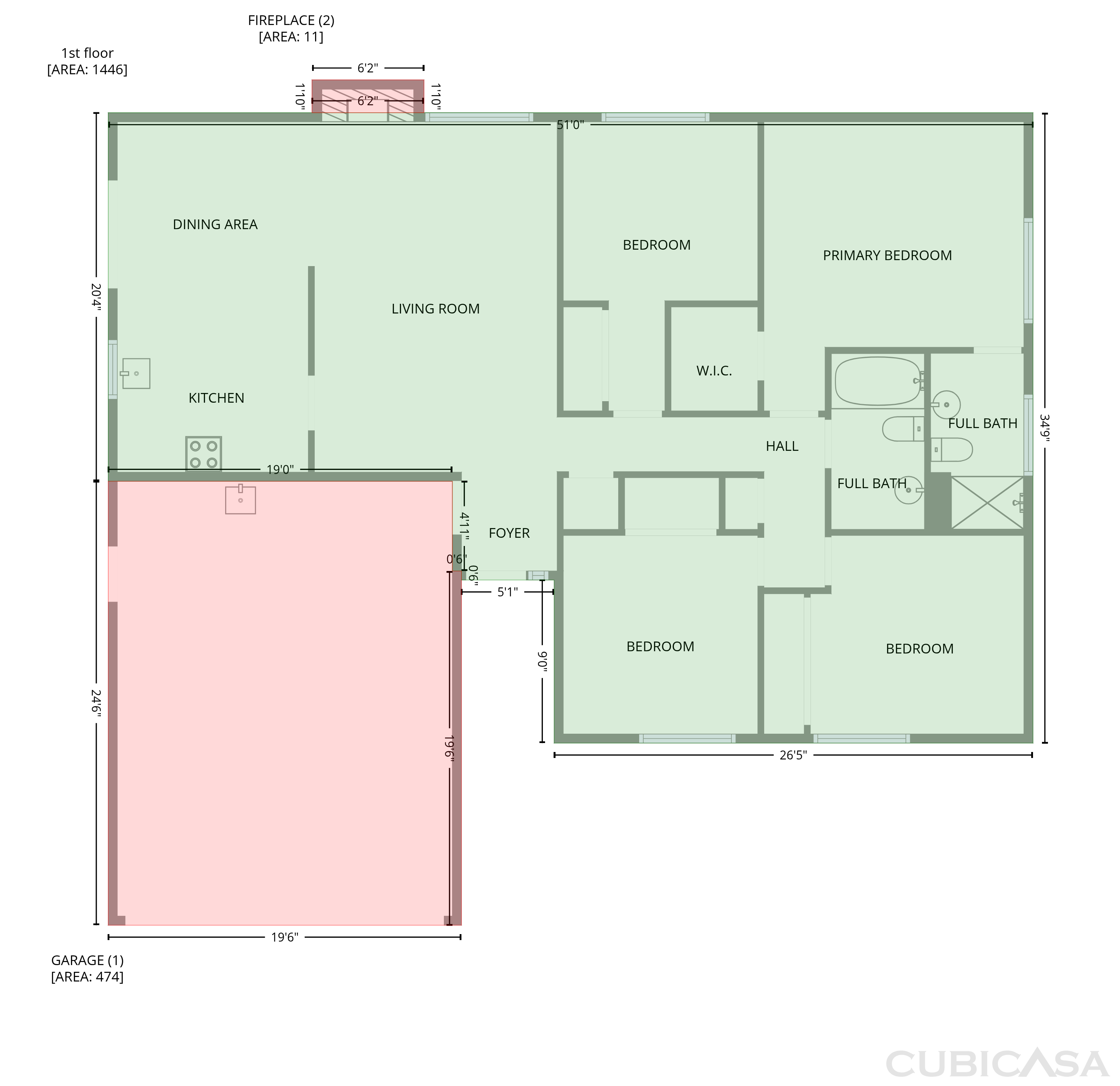 Main Floor of 6478 Creston Ave, Las Vegas, NV