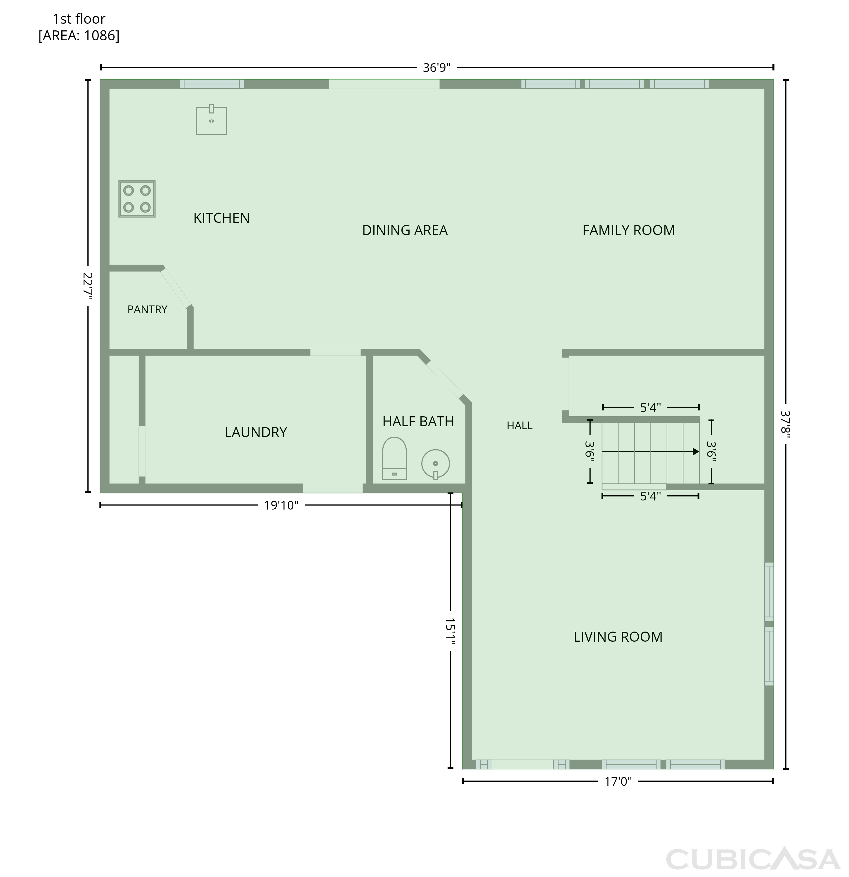 Main Floor of 93 Spring Crest Dr, Angier, NC