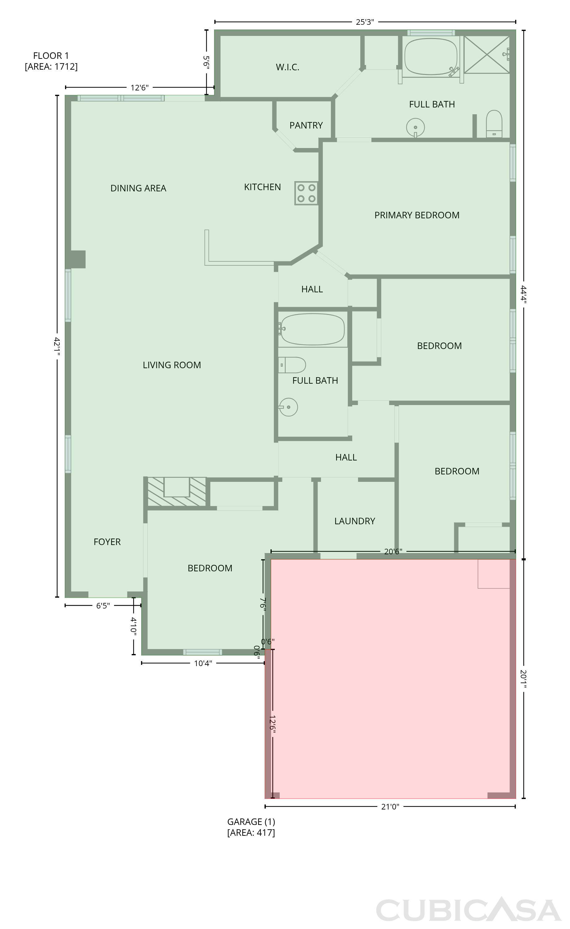 Main Floor of 2206 Blue Bayou Dr, Dallas, TX