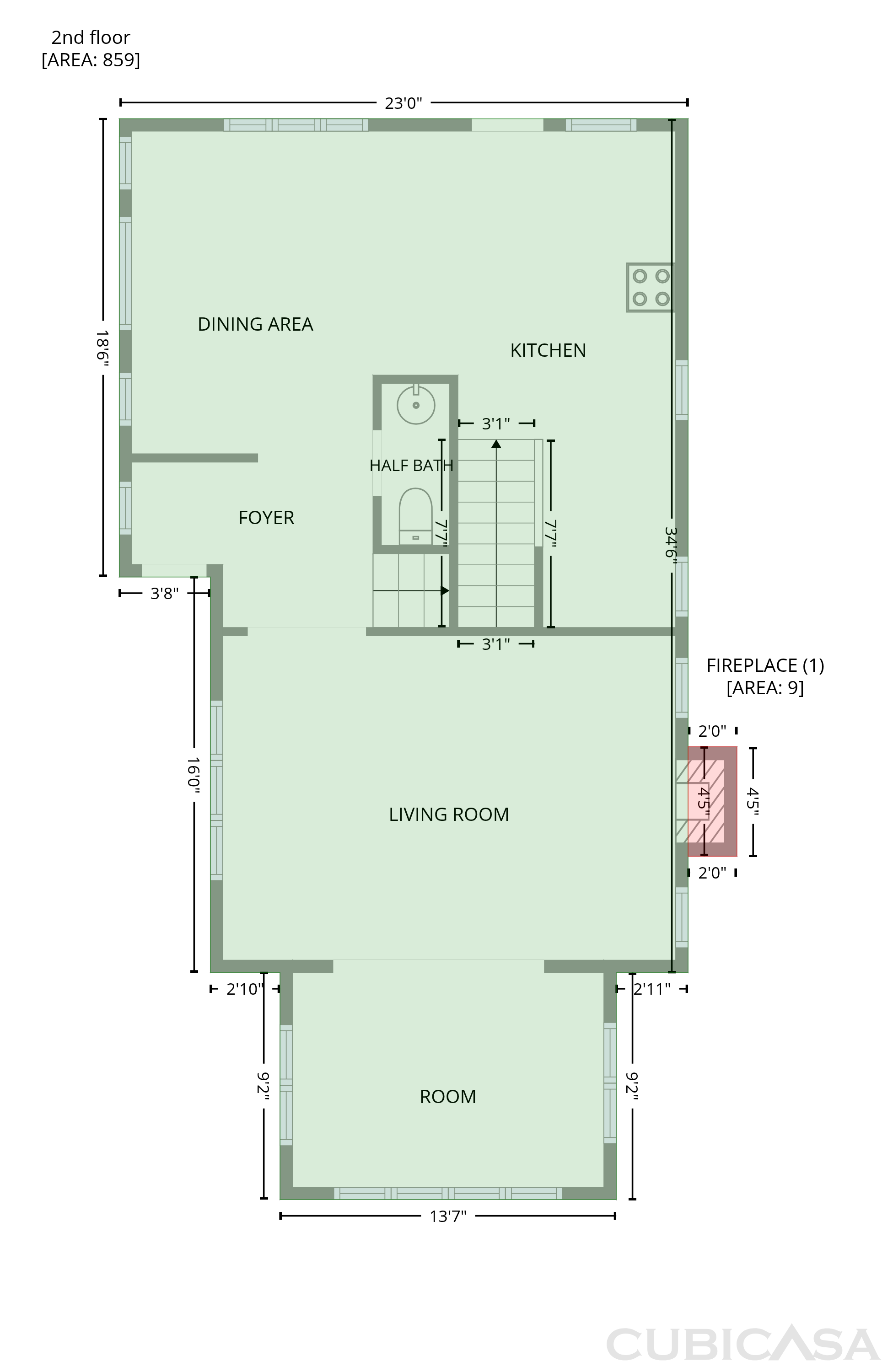 Second Floor of 619 N 4th Ave, Maywood, IL