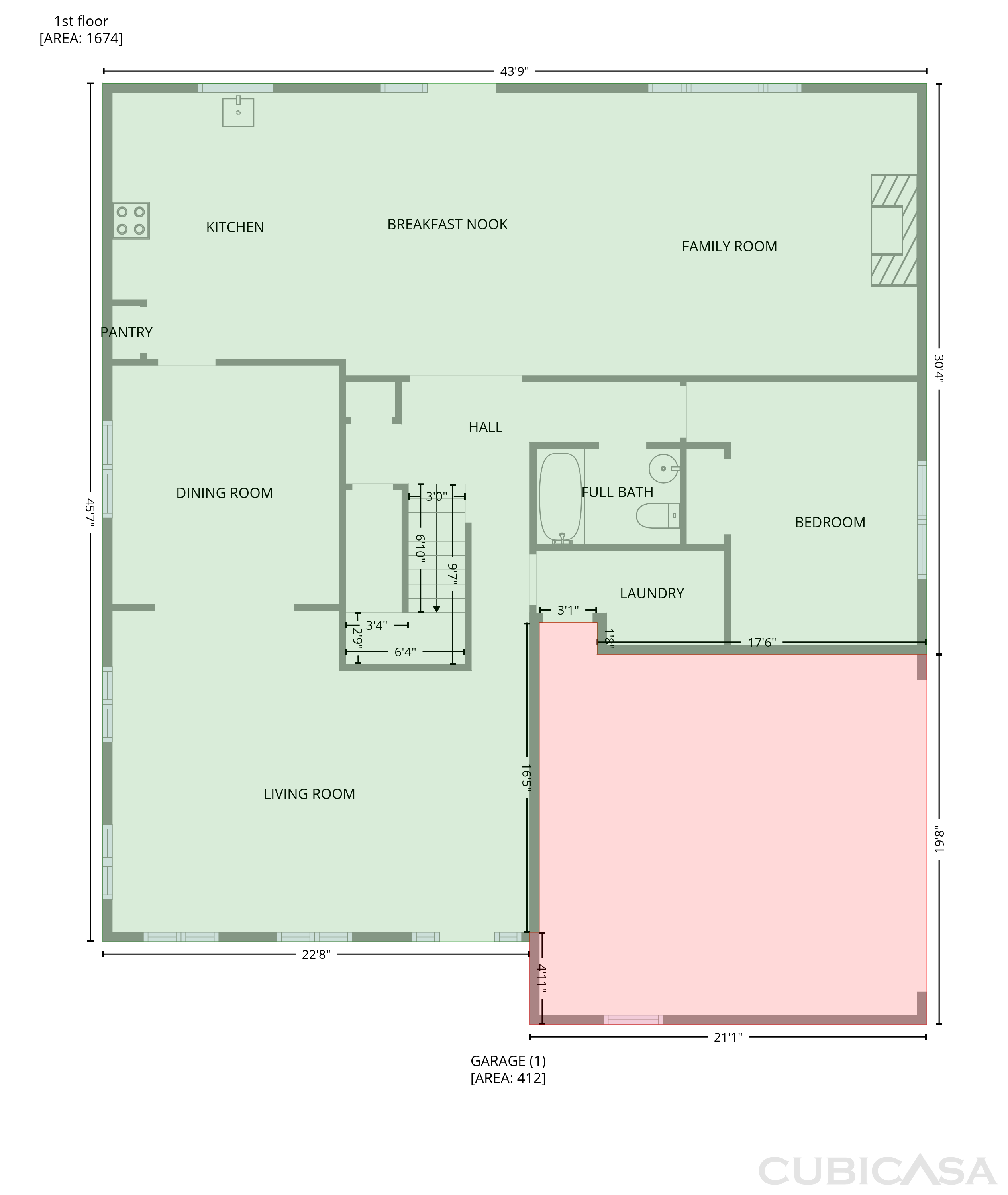 Main Floor of 8785 Ellesmere Dr, Cumming, GA