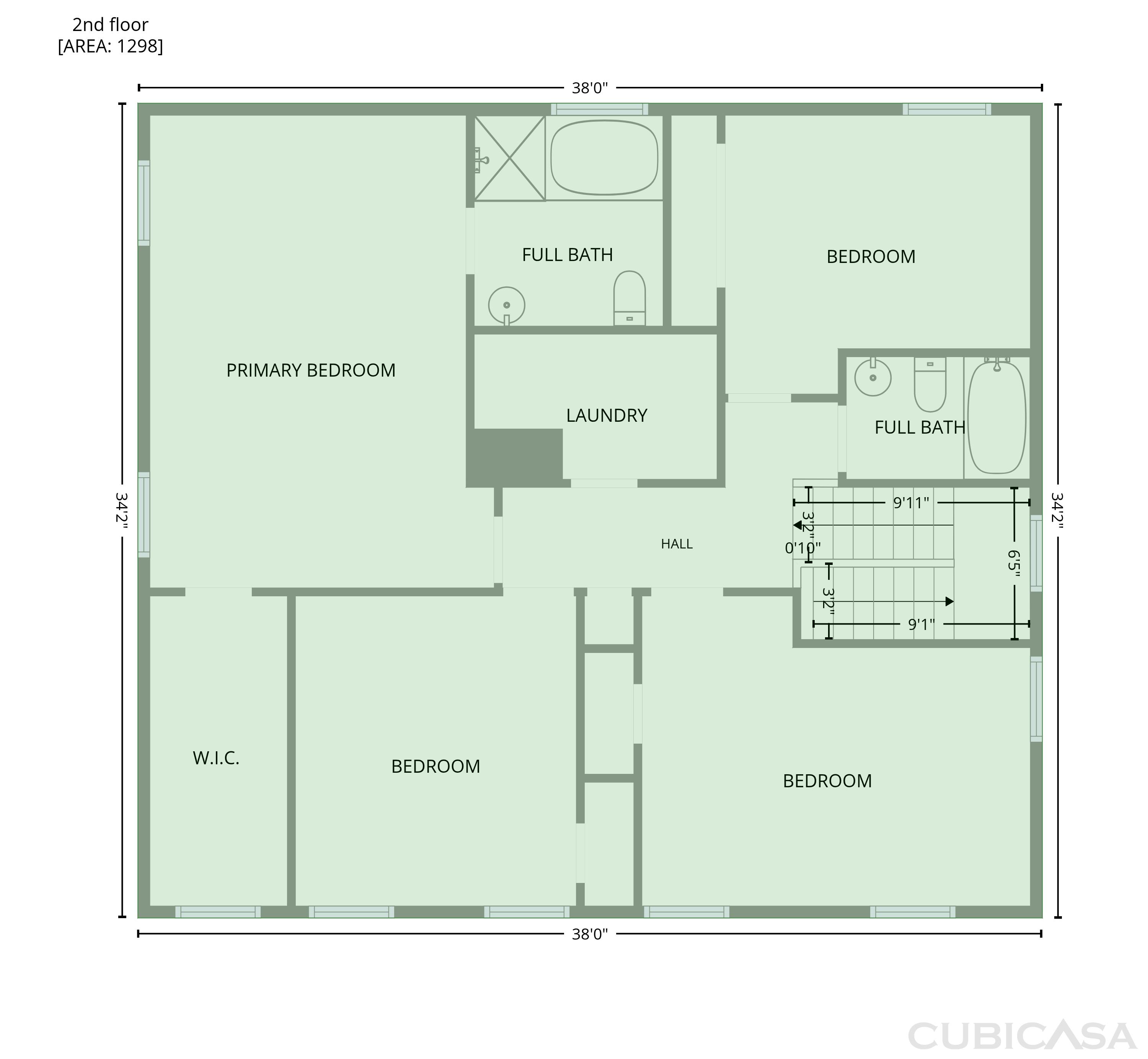 Second Floor of 4157 Oconnell St, Indian Trail, NC