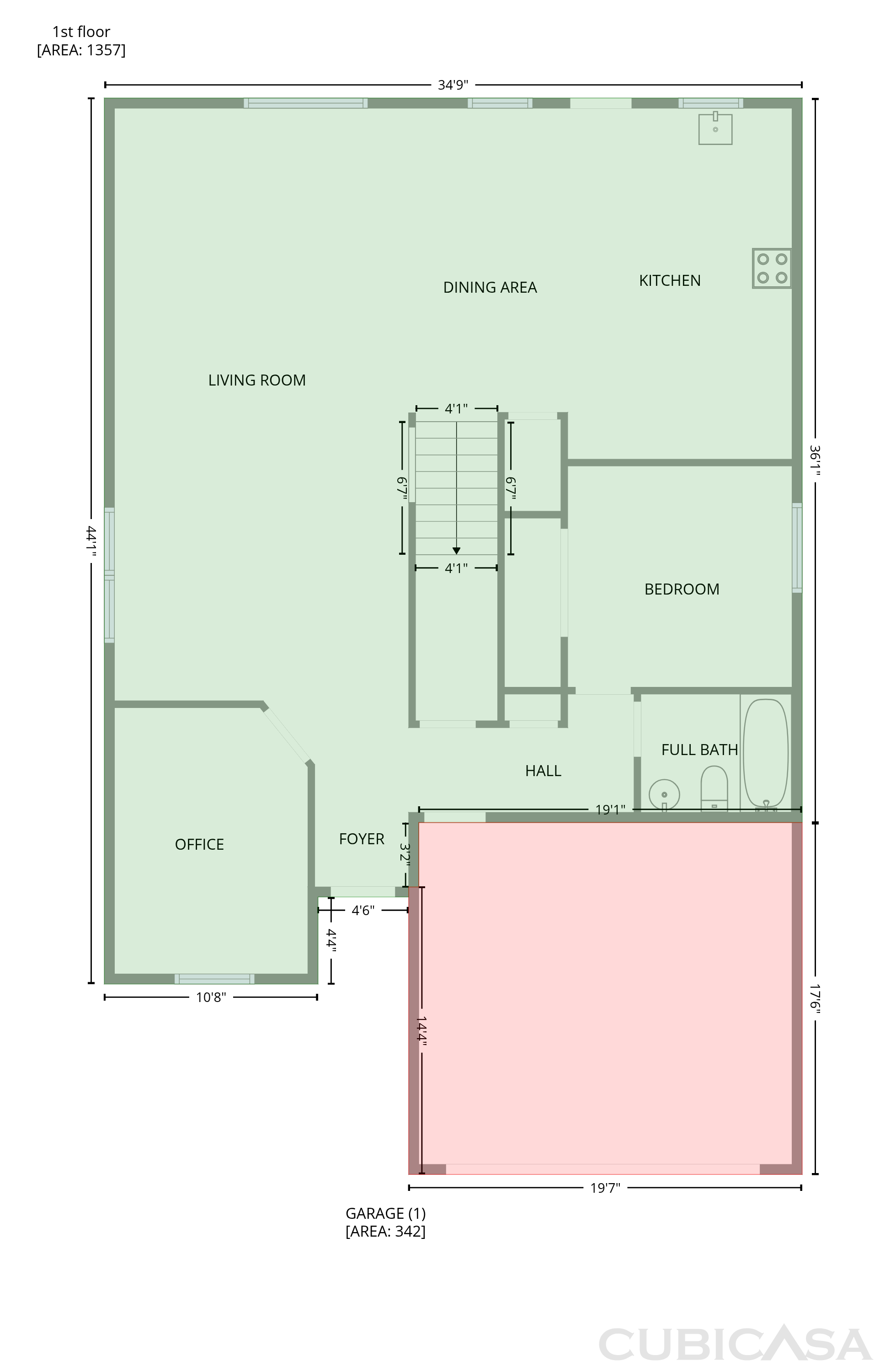 Main Floor of 847 Canyon Hill Ln, Rosenberg, TX