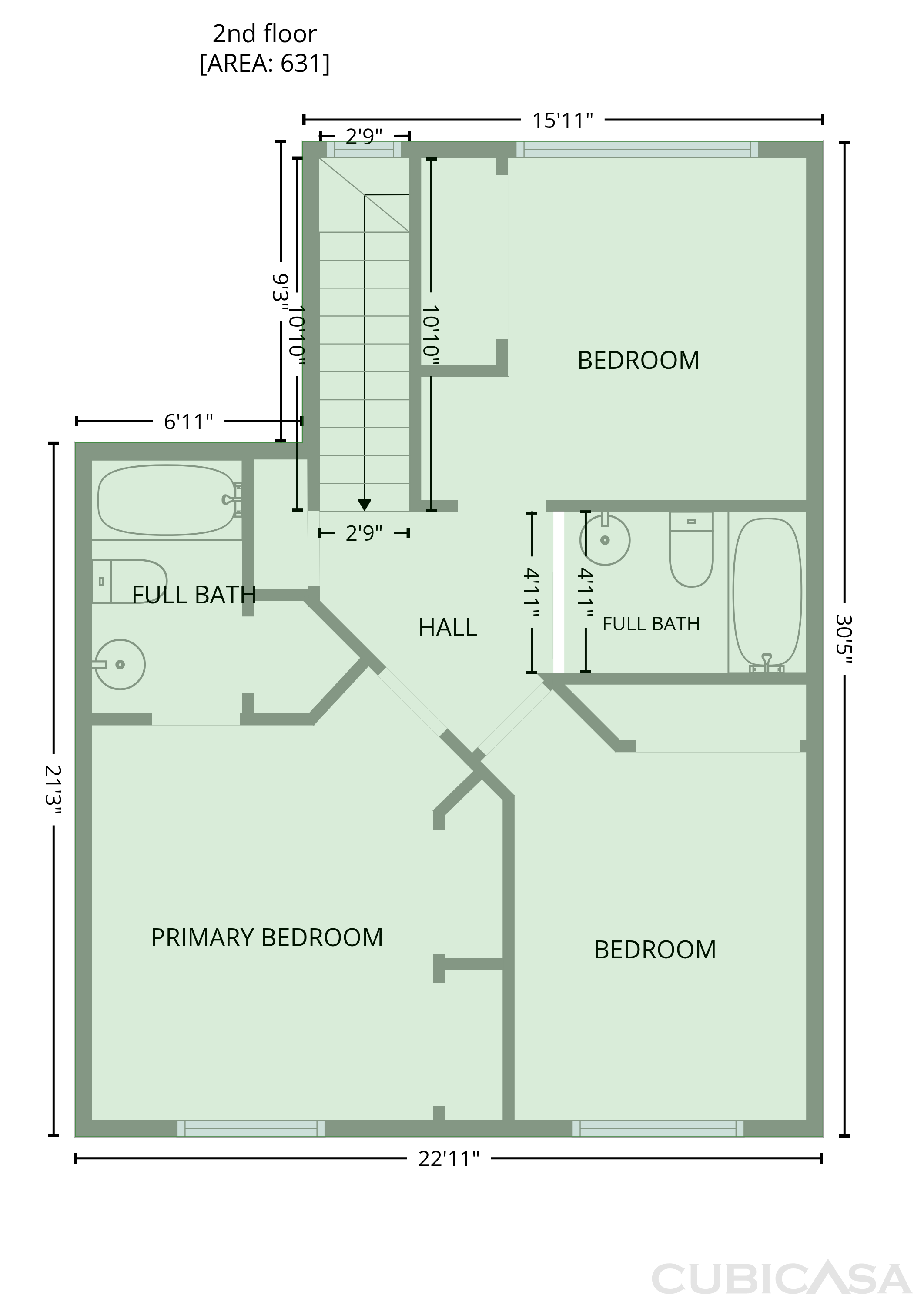 Upper level