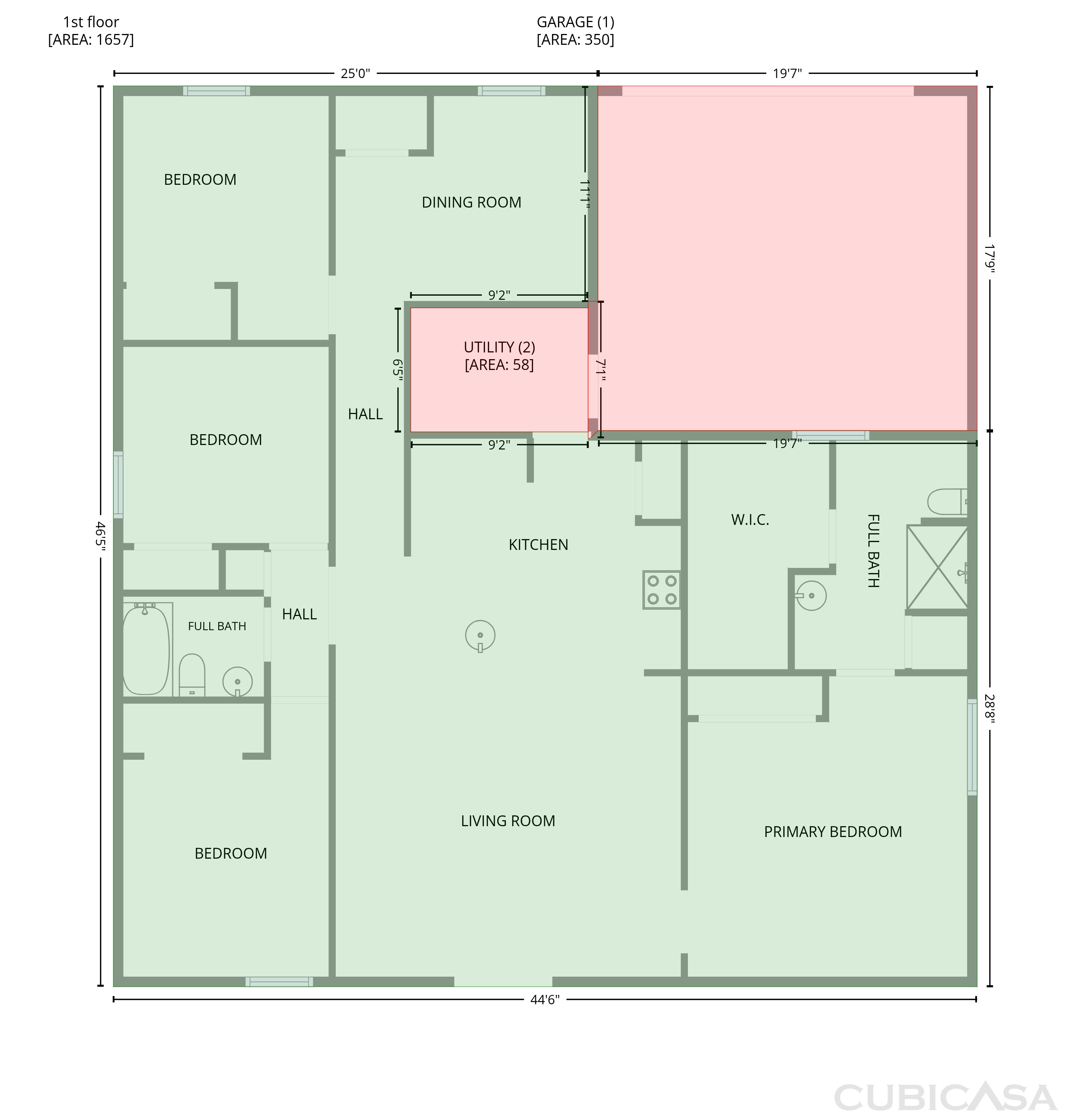 Main Floor of 2462 SE Watercrest St, Port Saint Lucie, FL