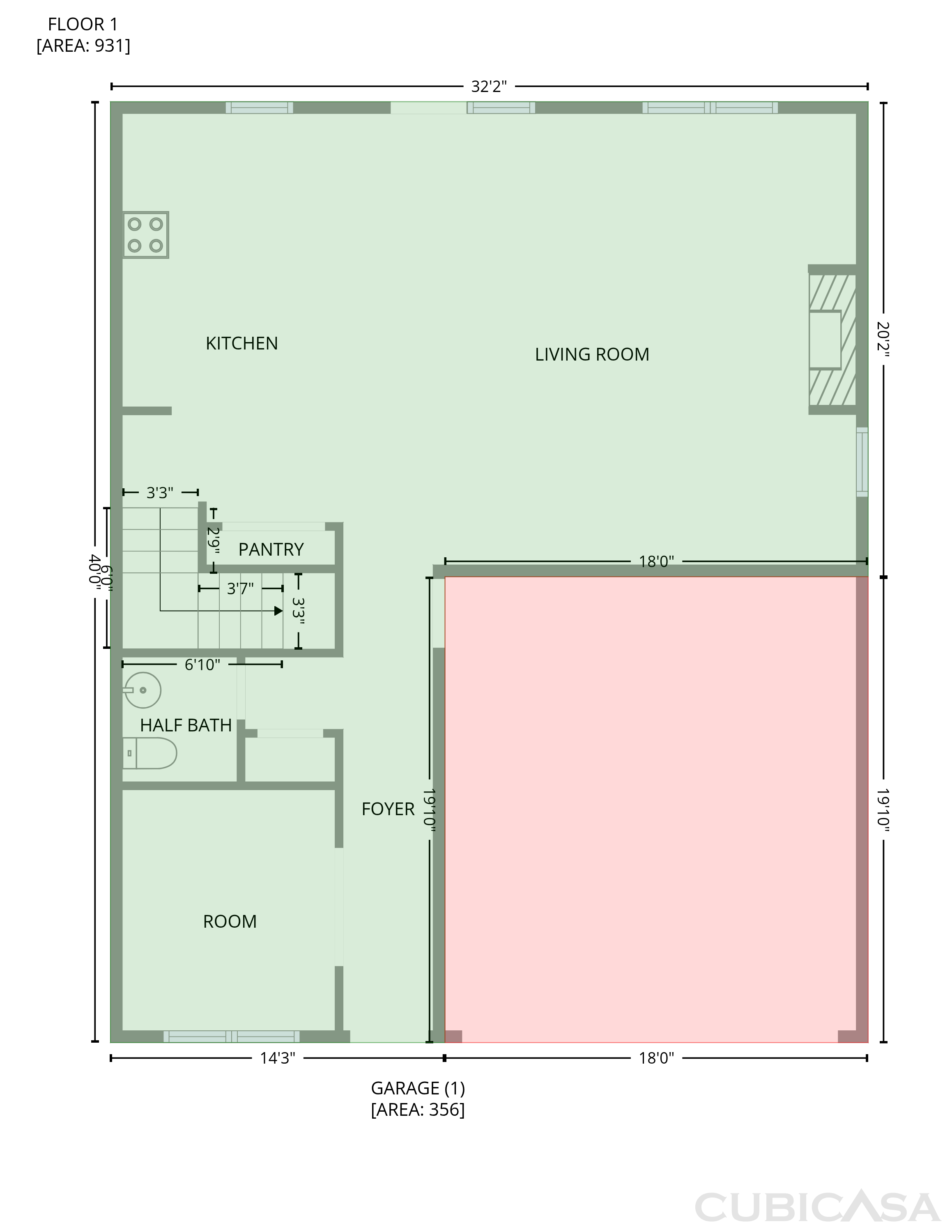 Main Floor of 108 W Compass Way, Easley, SC