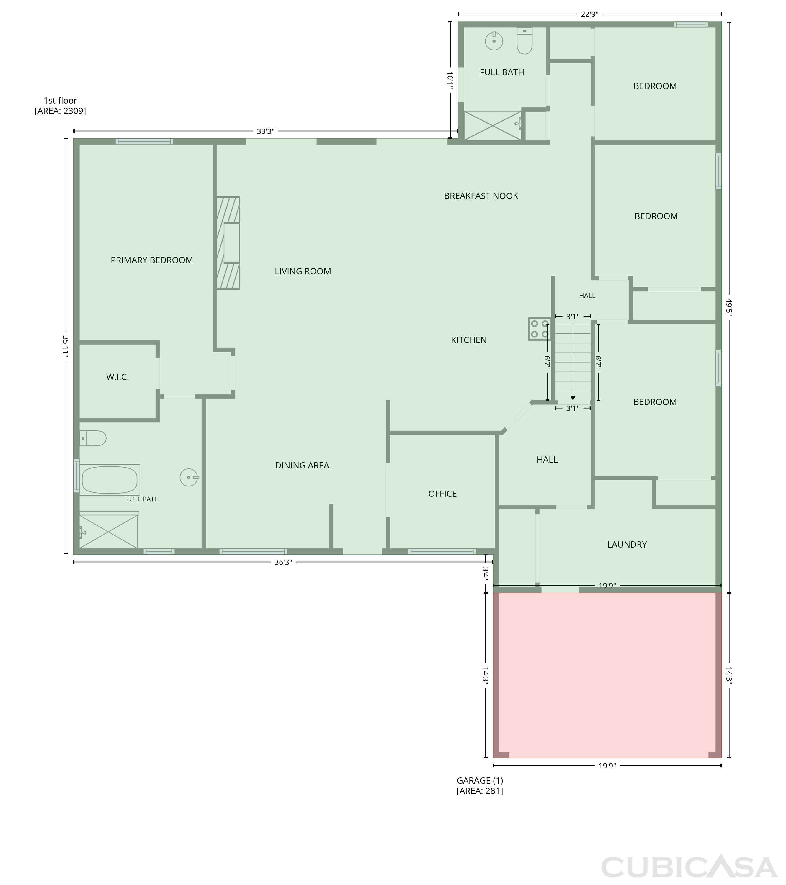 Main Floor of 2902 Serenity Cir S, Fort Pierce, FL