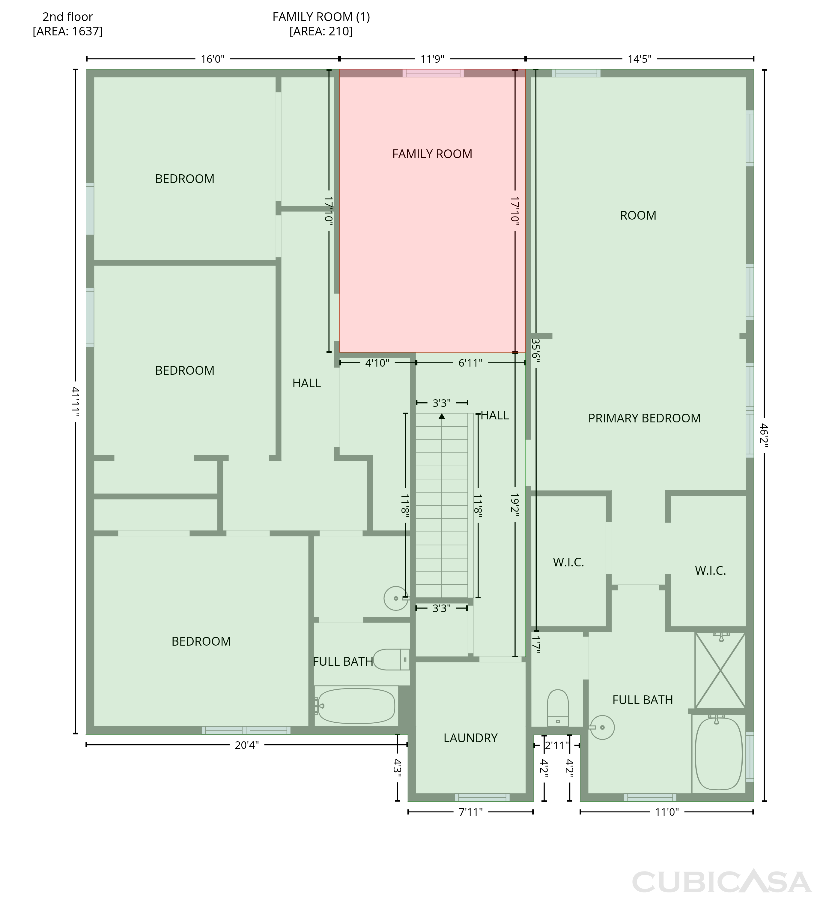 Second Floor of 8496 Glenview St, Douglasville, GA