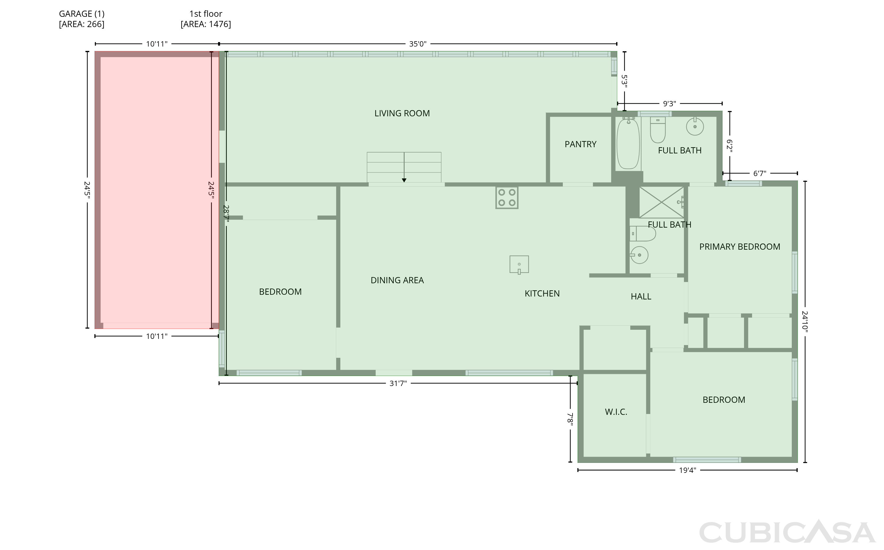 Main Floor of 1521 W River Shore Way, Tampa, FL